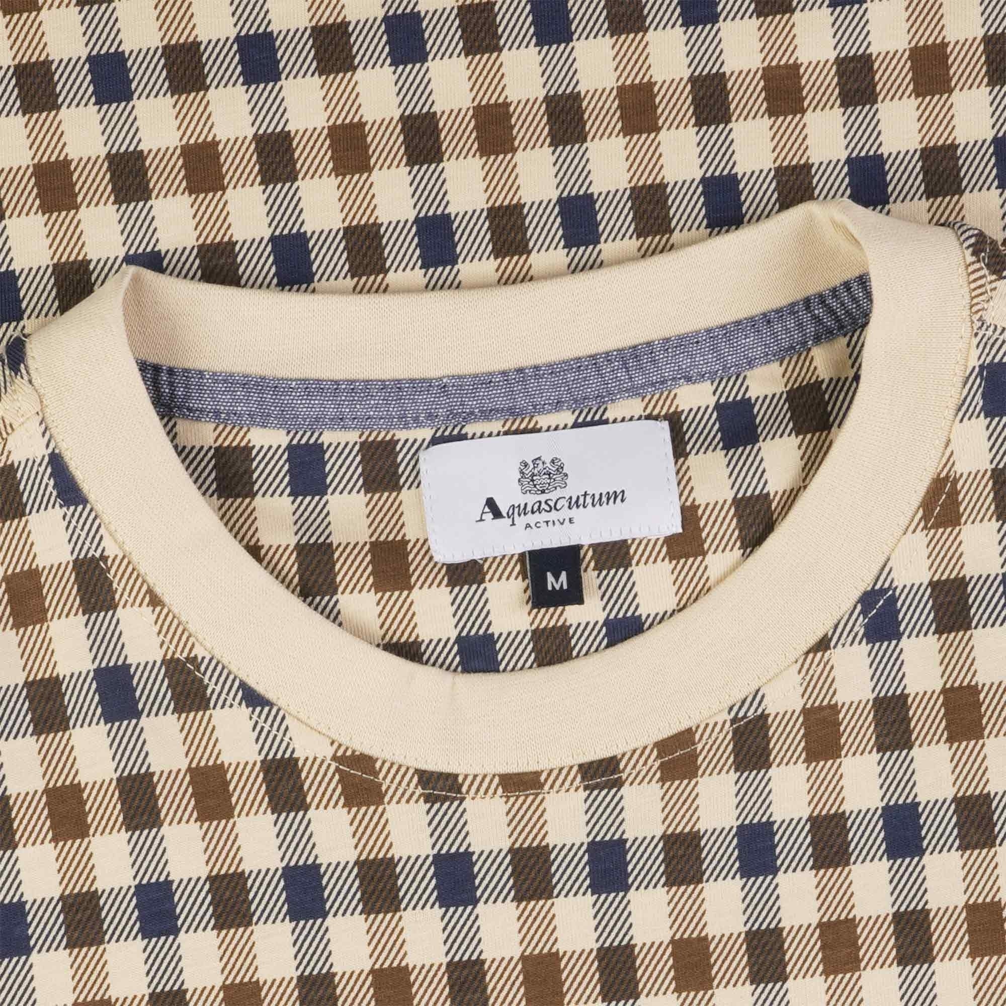 Aquascutum Active Check T-Shirt - Club Check