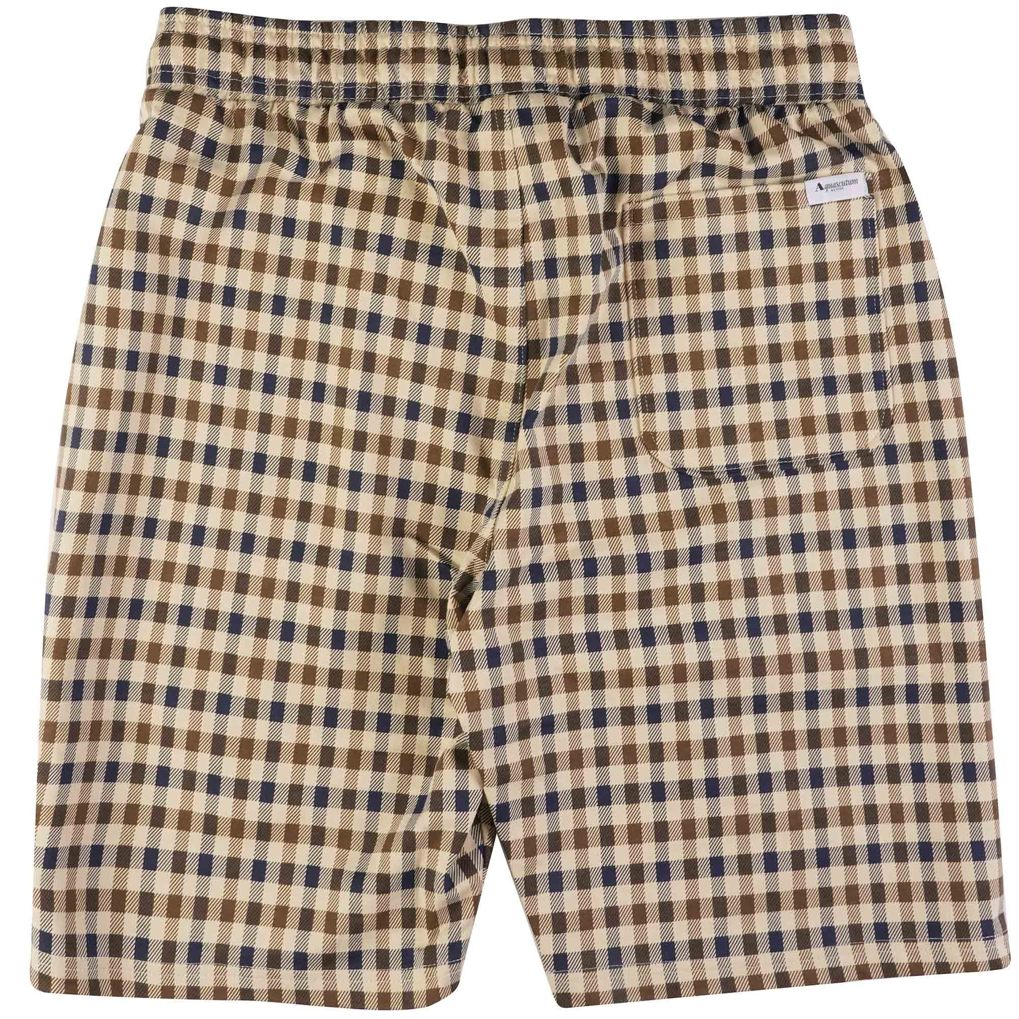 Aquascutum Active Check Shorts - Club Check