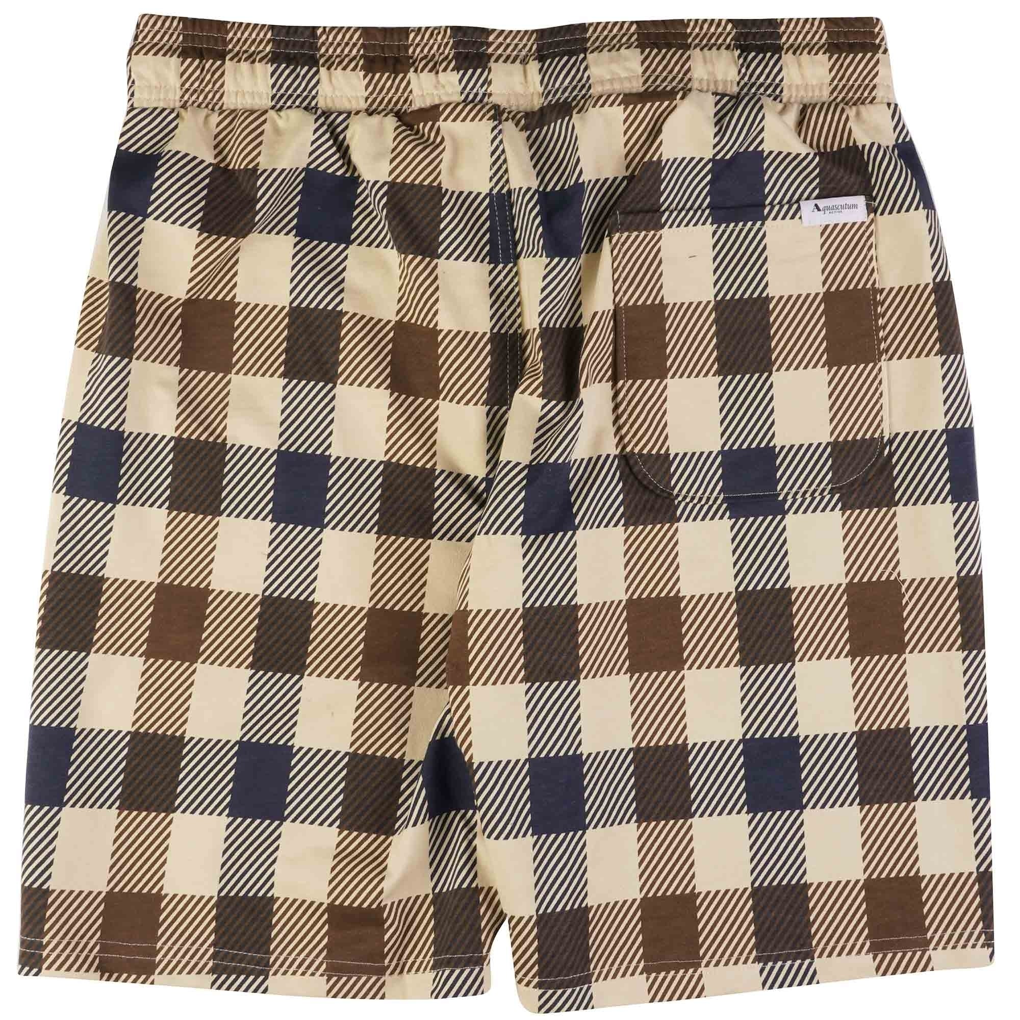 Aquascutum Active Macro Check Shorts - Club Check