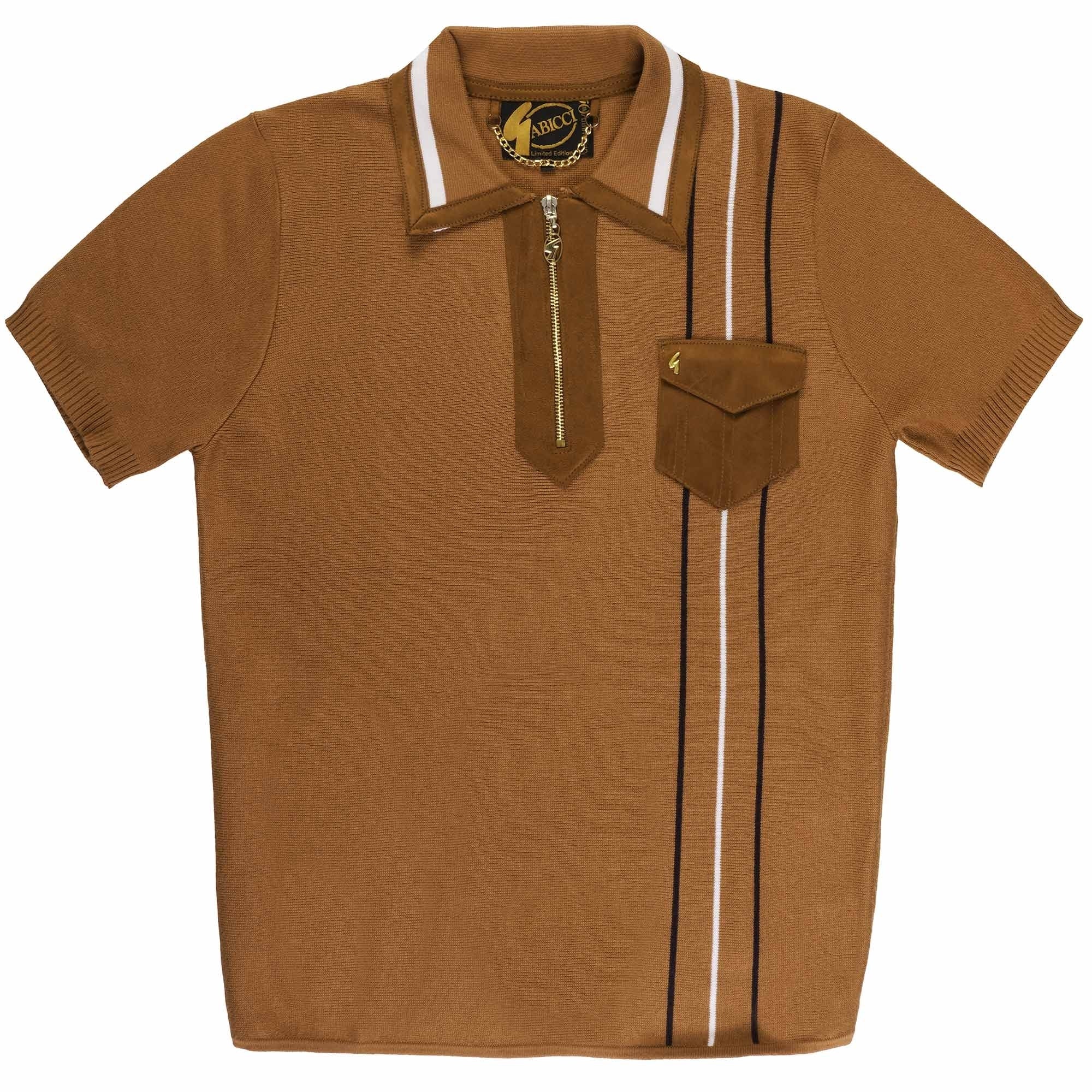 Gabicci Vintage Robyn Polo Shirt - Honeycomb