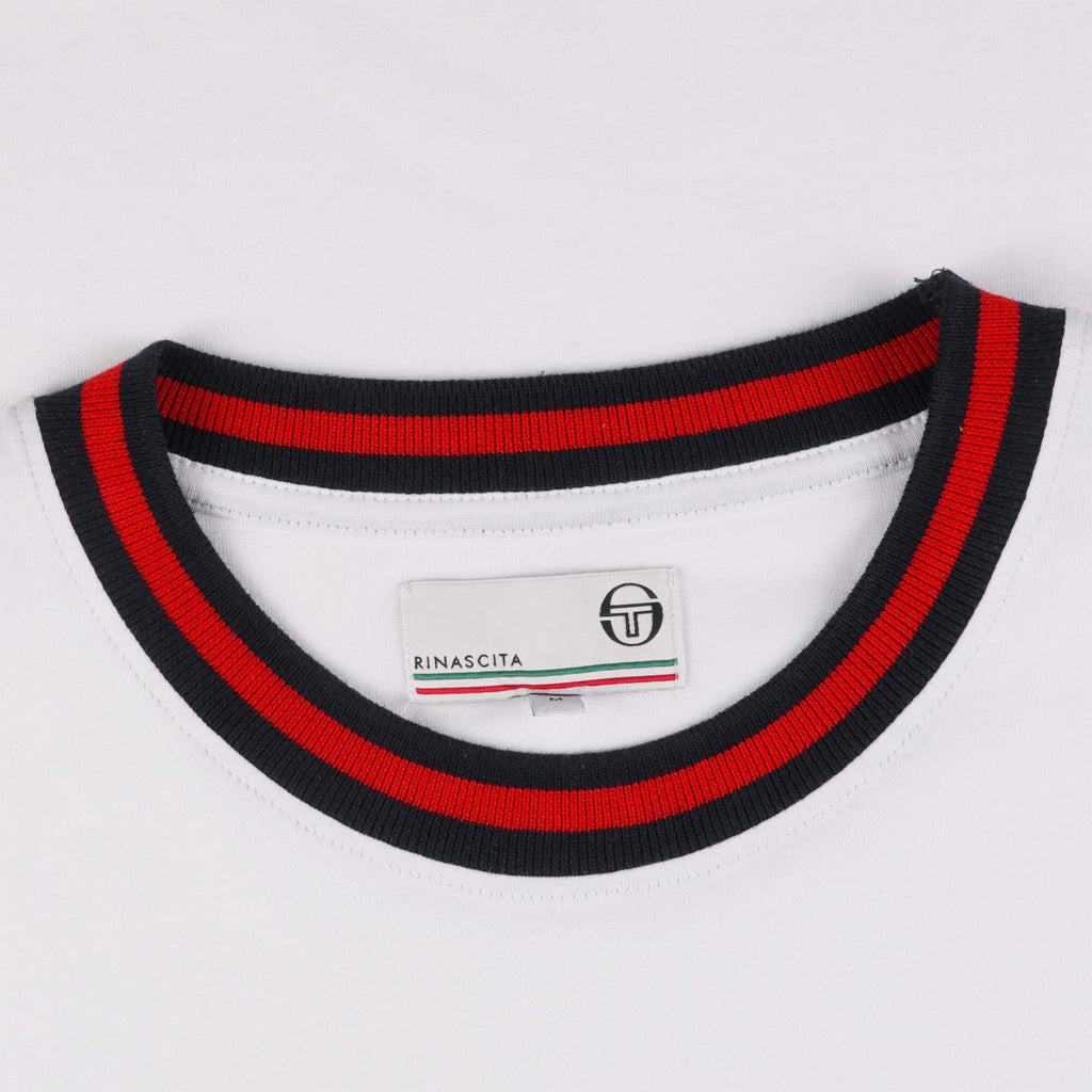 Sergio Tacchini Rainer Short Sleeve T-Shirt - White