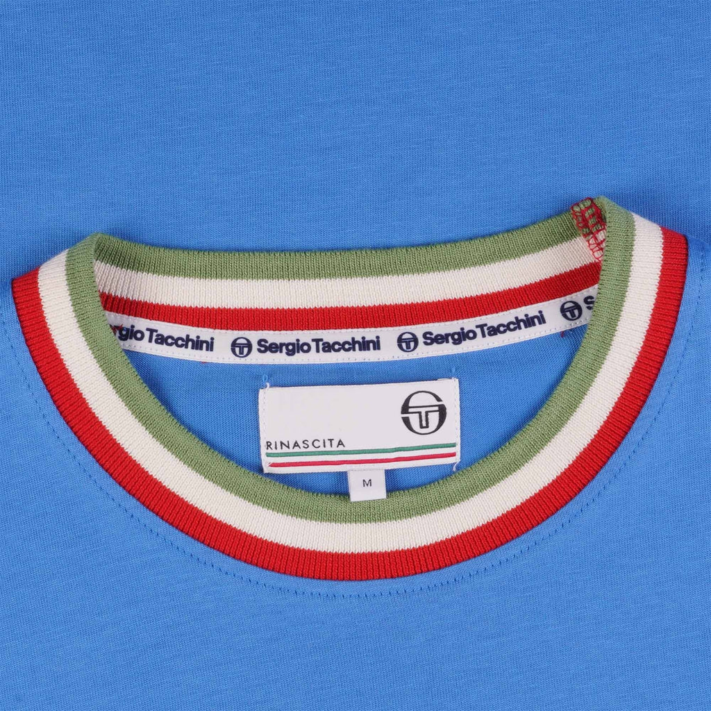 Sergio Tacchini Rainer Short Sleeve T-Shirt - Palace Blue