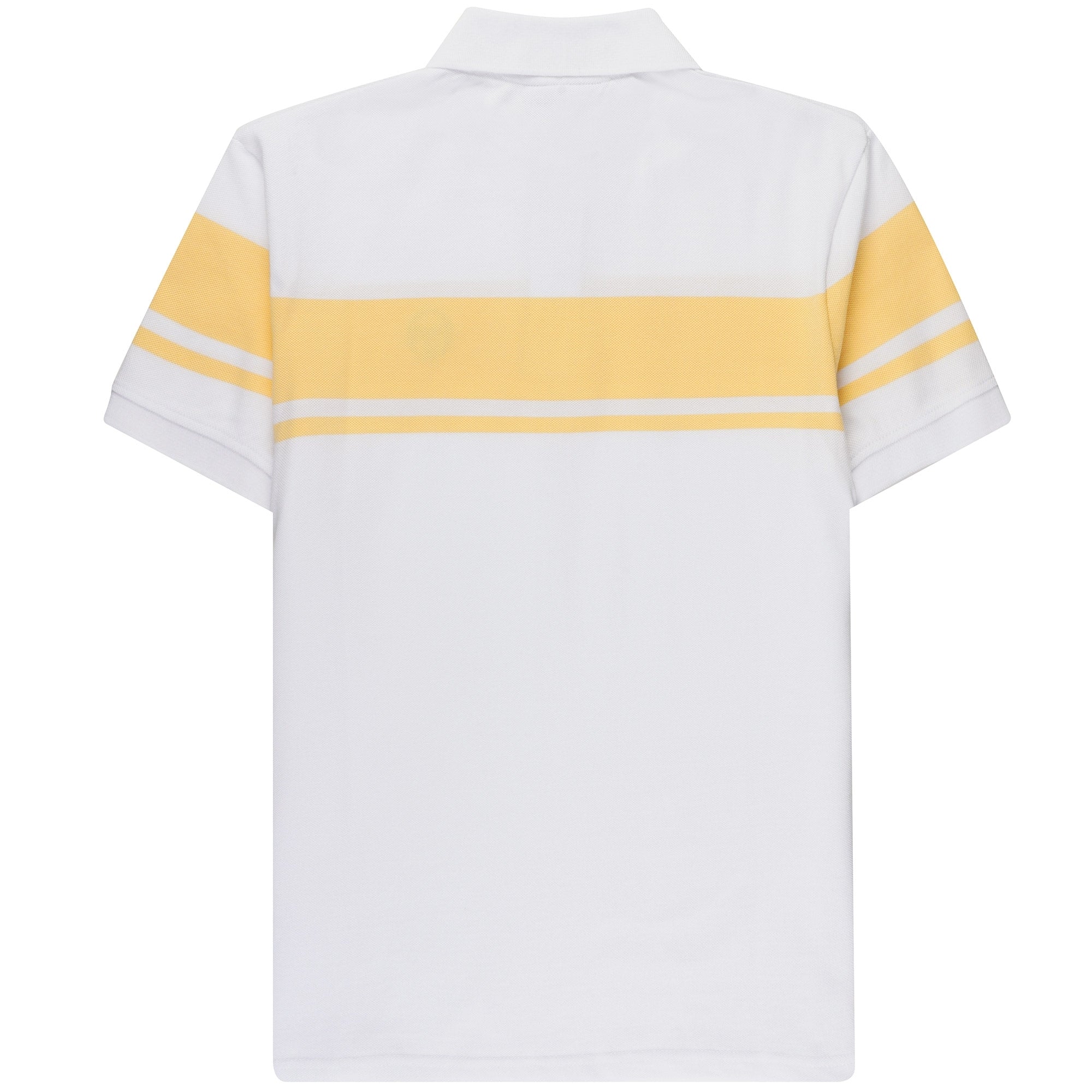 Sergio Tacchini Young Line Polo Shirt - White and Golden