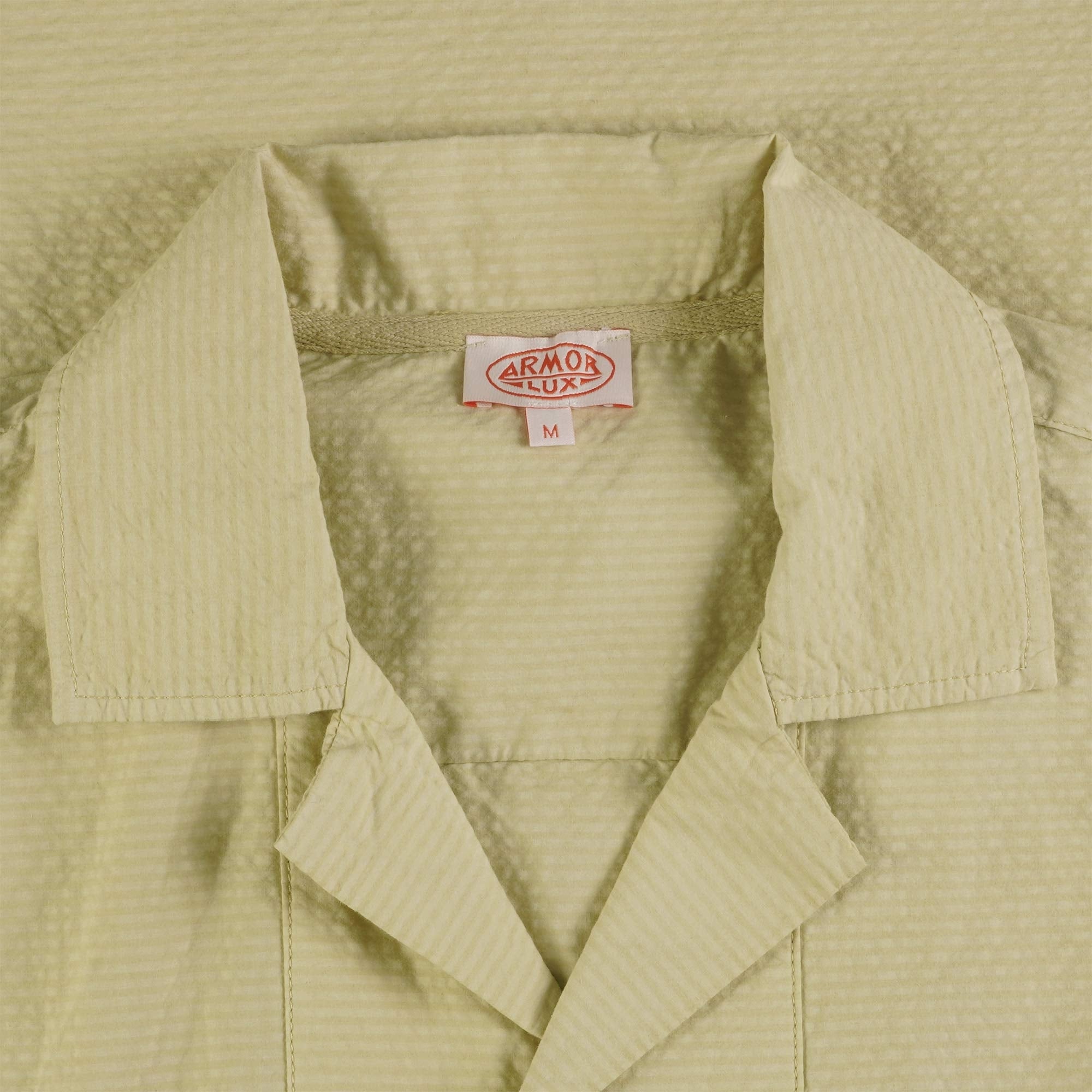 Armor Lux Short Sleeve Shirt - Pale Olive