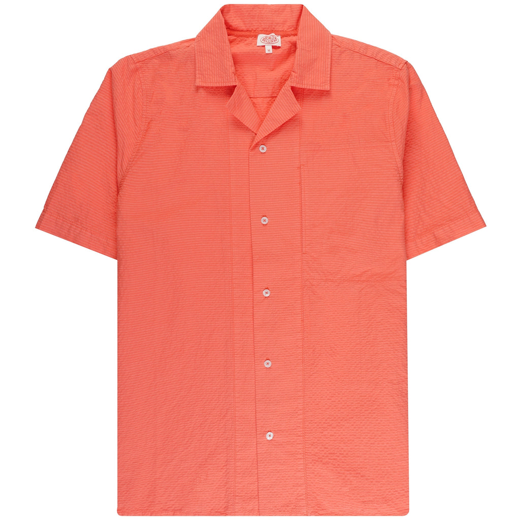 Armor Lux Short Sleeve Shirt - Coral