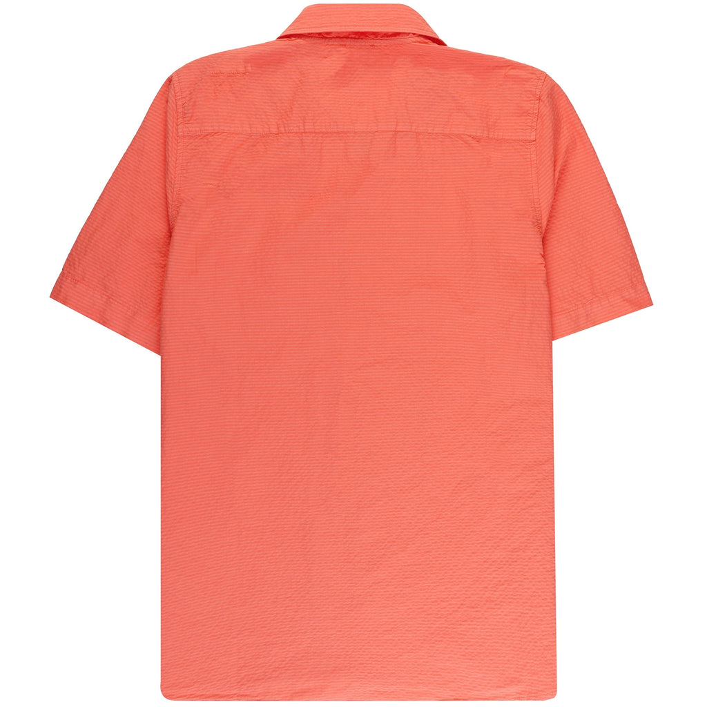 Armor Lux Short Sleeve Shirt - Coral