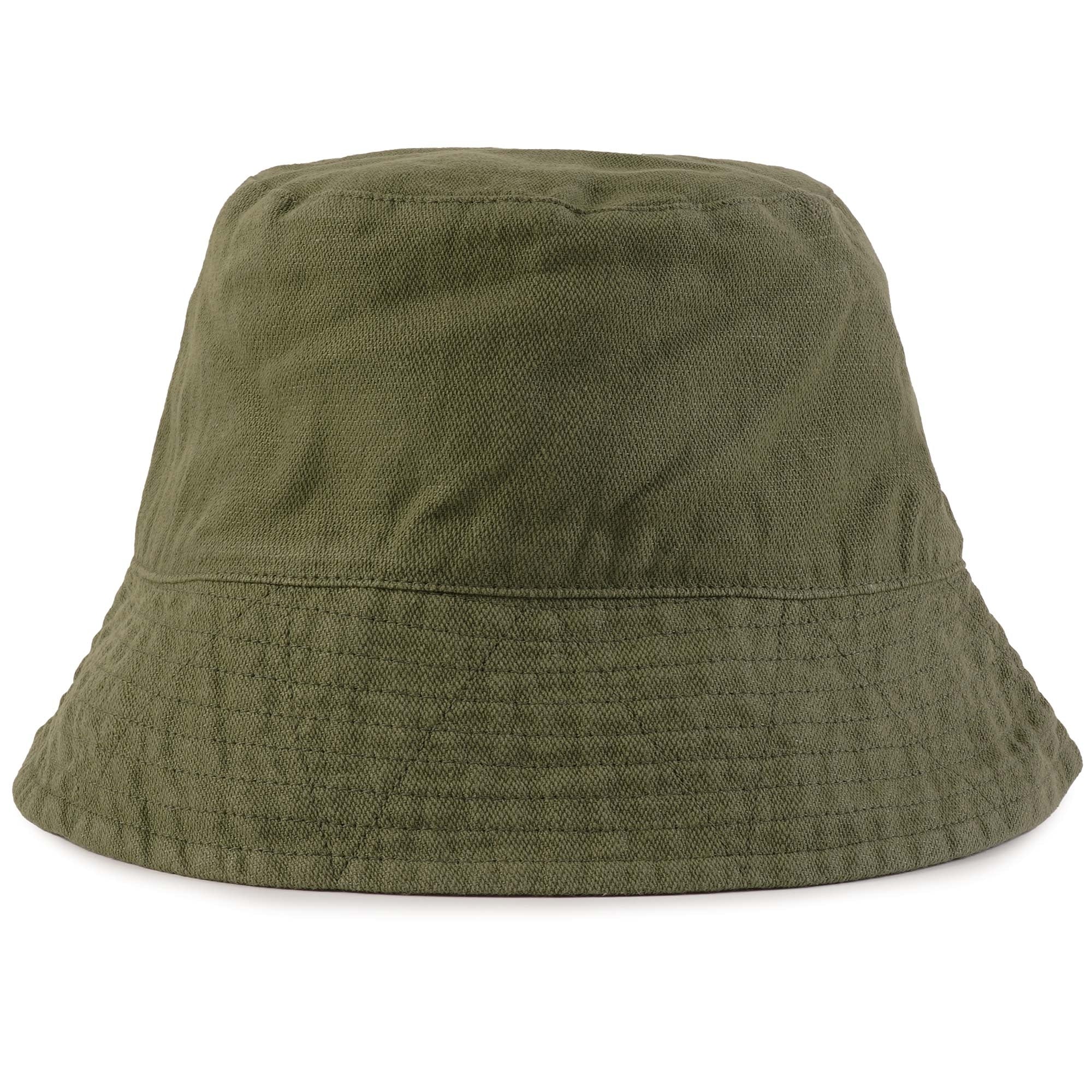 Engineered Garments Hemp Satin Bucket Hat - Olive