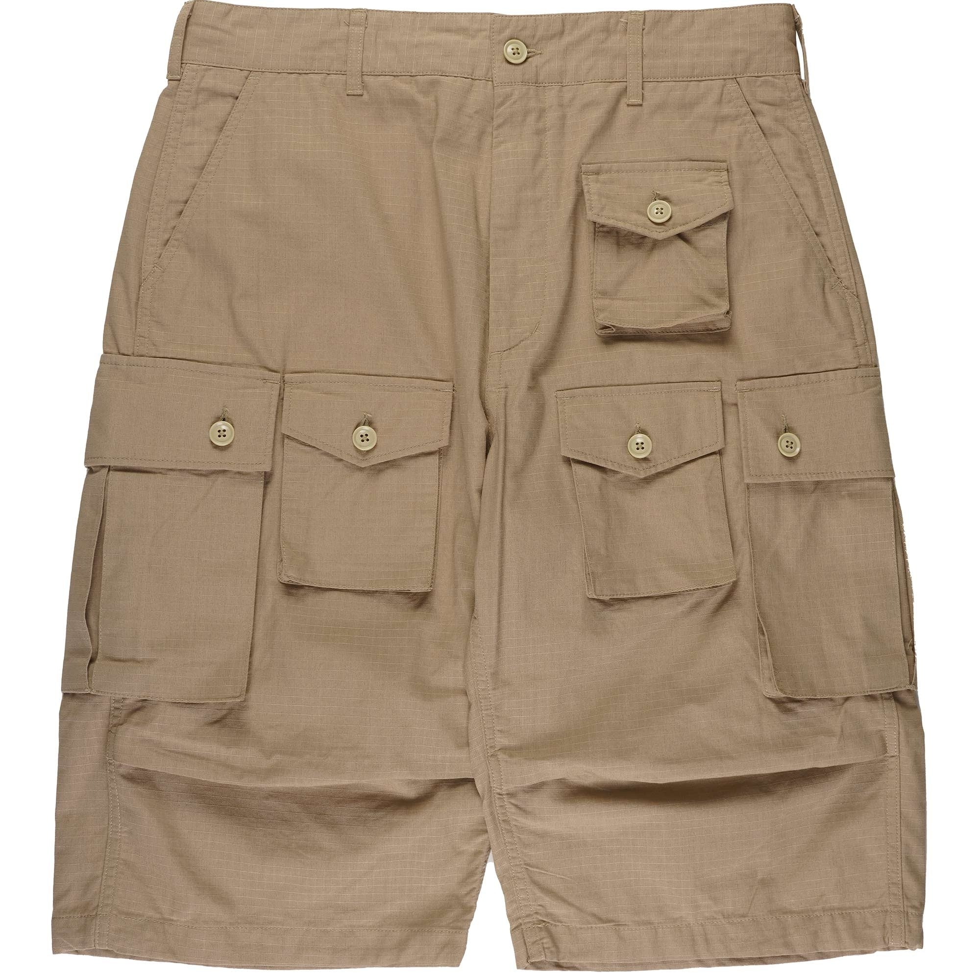 Engineered Garments Fa Shorts - Khaki – Stuarts London