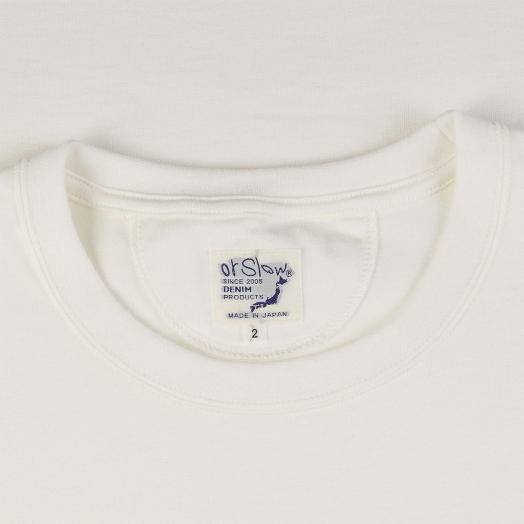 Crew Neck Pocket T-Shirt - White