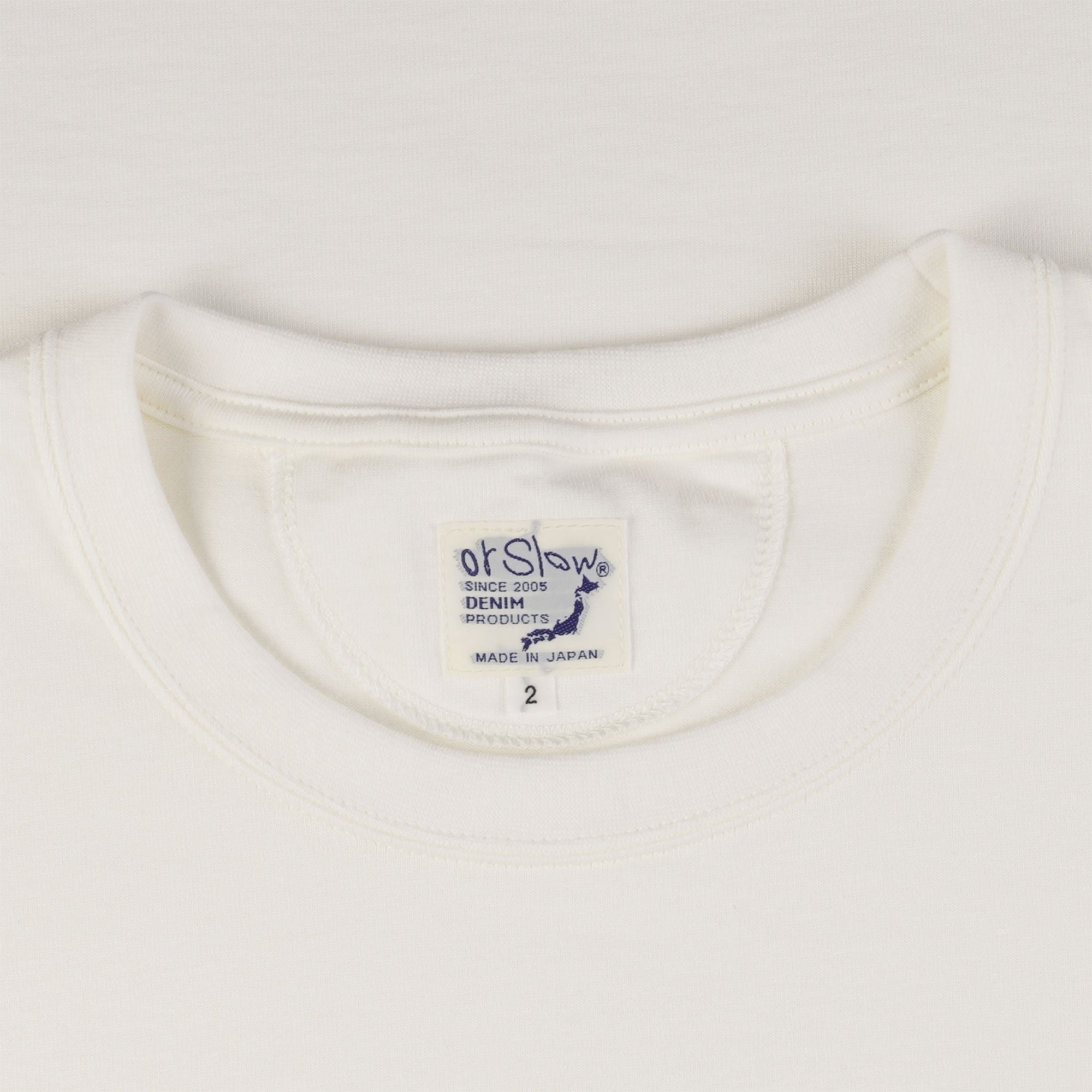 Crew Neck Pocket T-Shirt - White