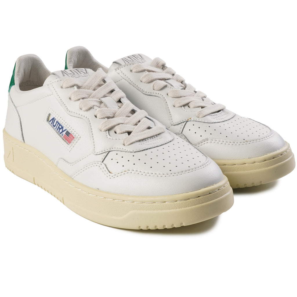 Medalist Low Sneaker - White/Green