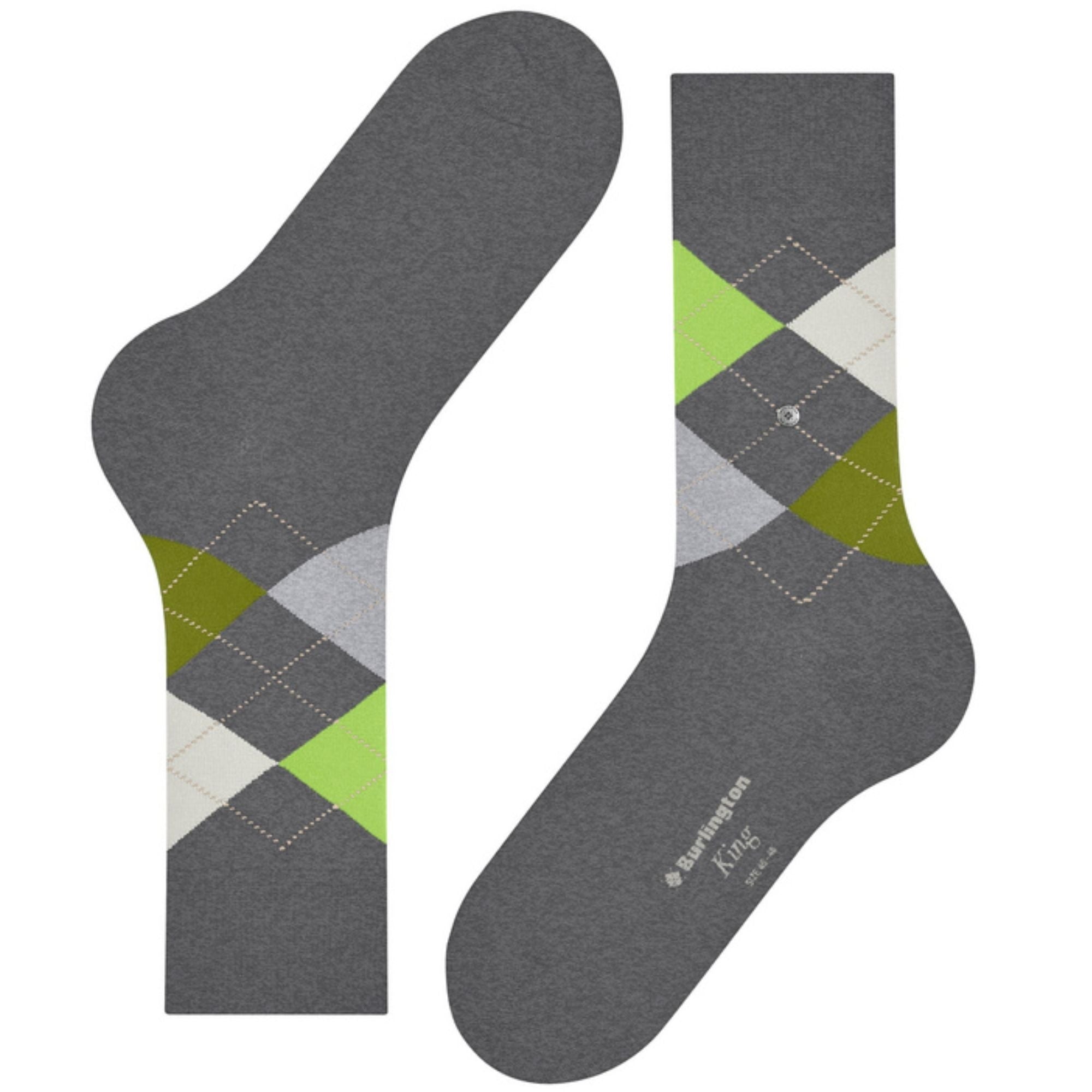 King Socks - Grey and Green