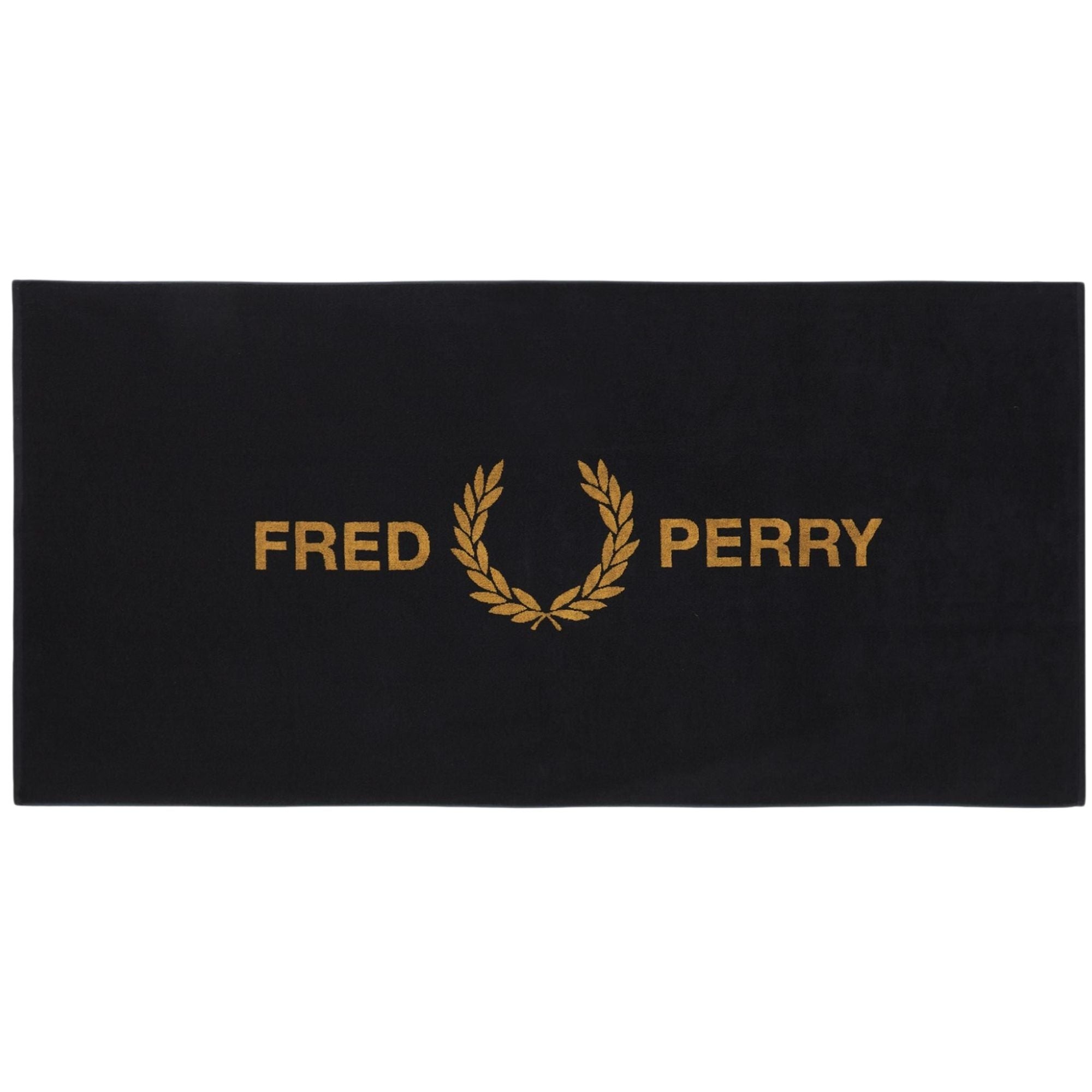 Fred Perry Beach Towel - Black