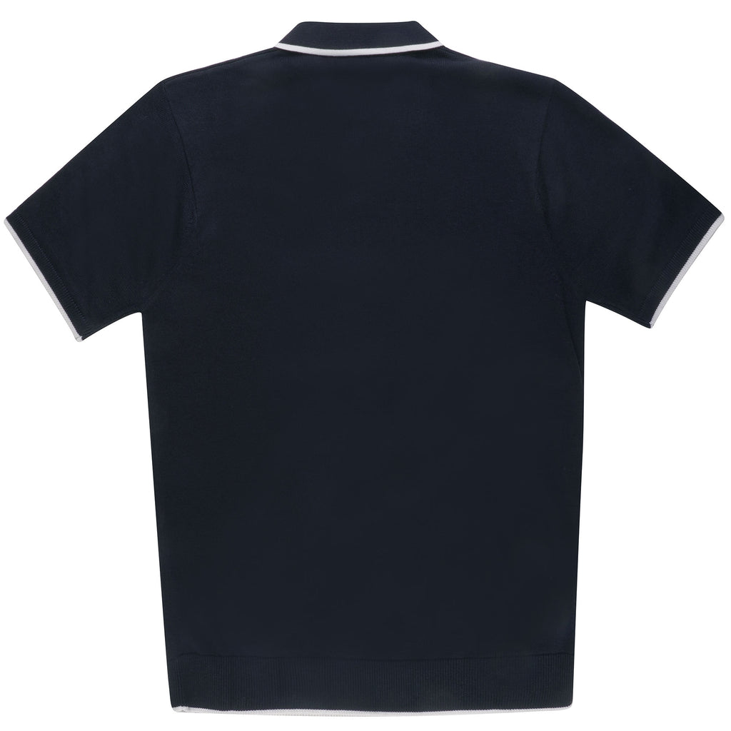 Gabicci Vintage Lineker Polo Shirt - Navy