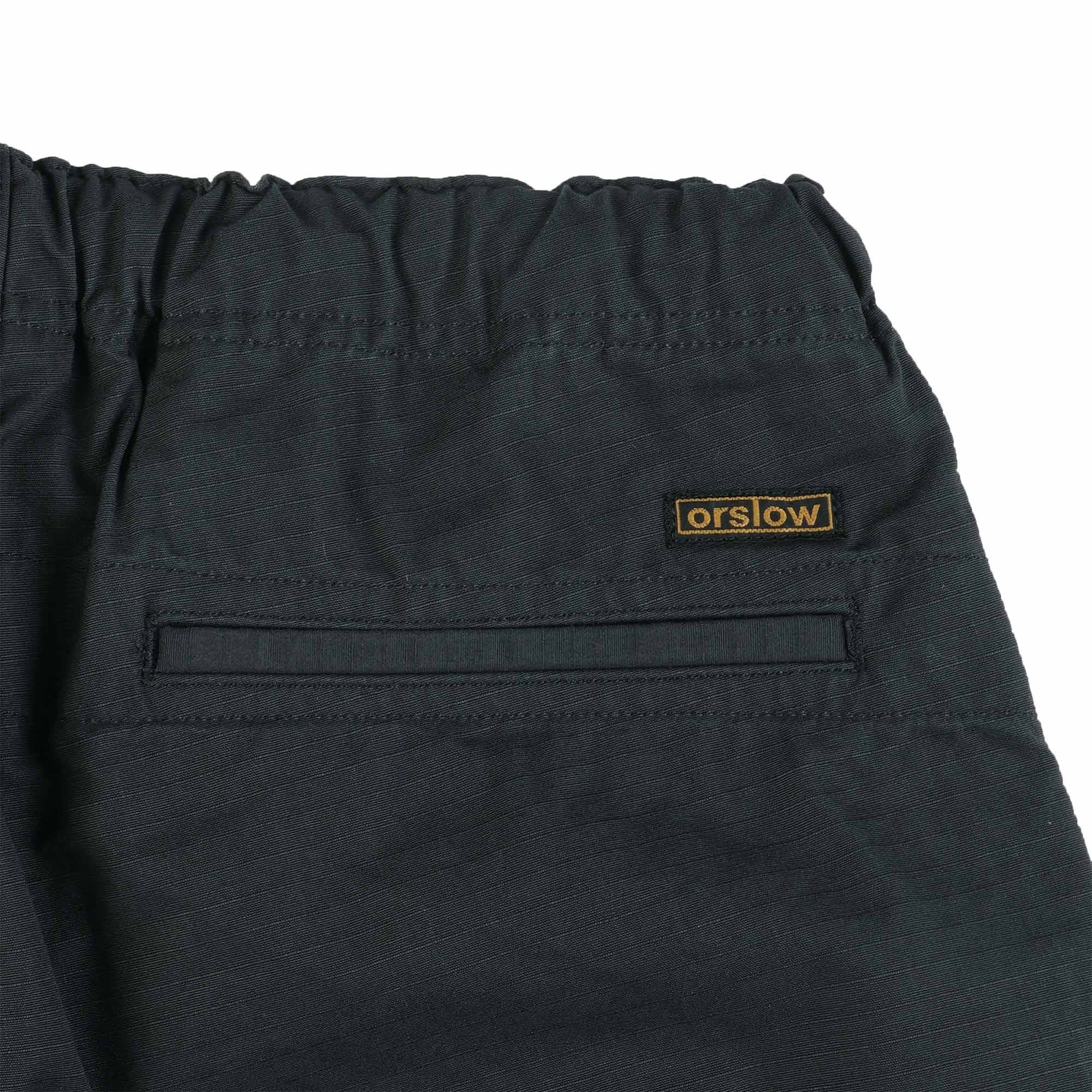 OrSlow New Yorker Shorts Cotton Poplin - Sumi Black
