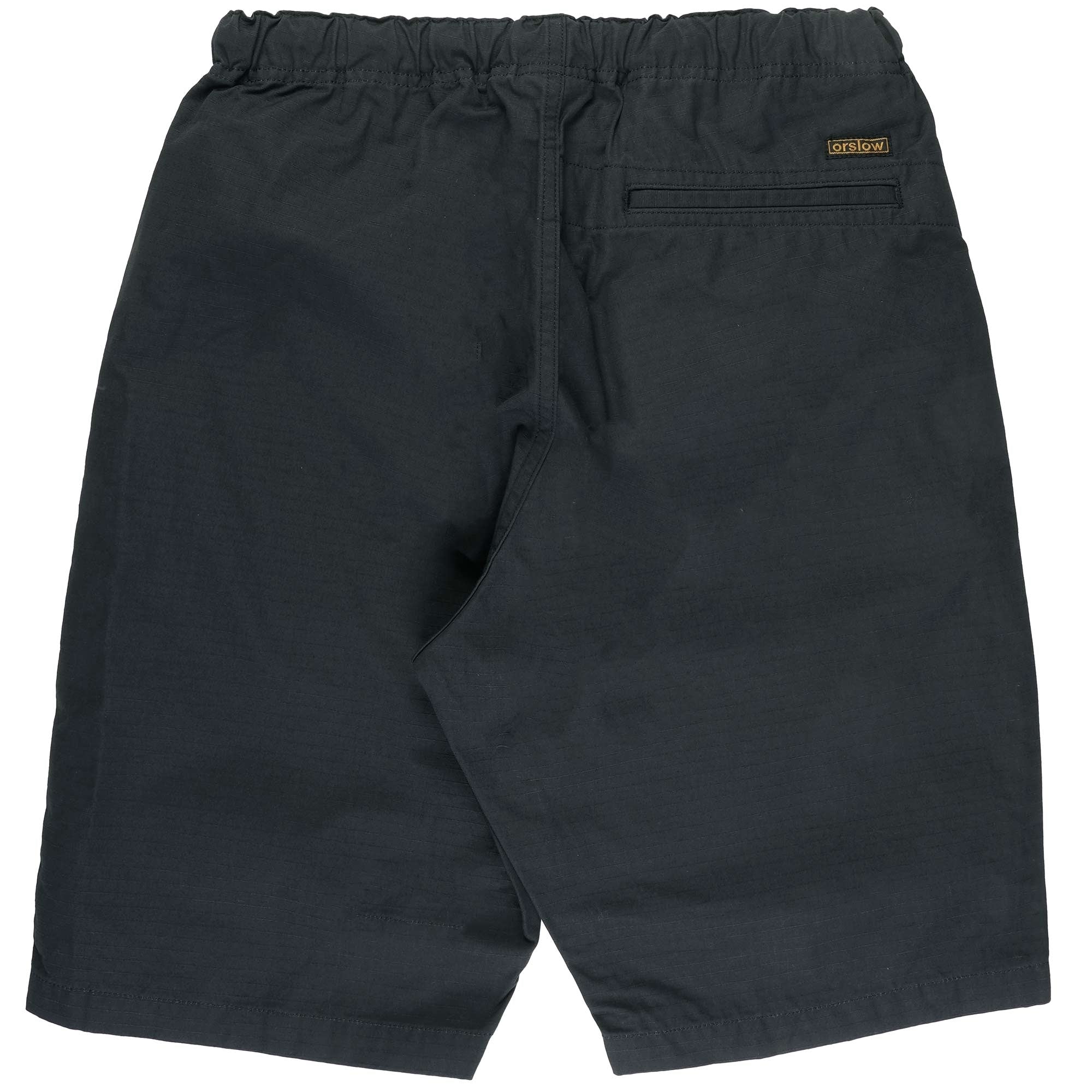 OrSlow New Yorker Shorts Cotton Poplin - Sumi Black