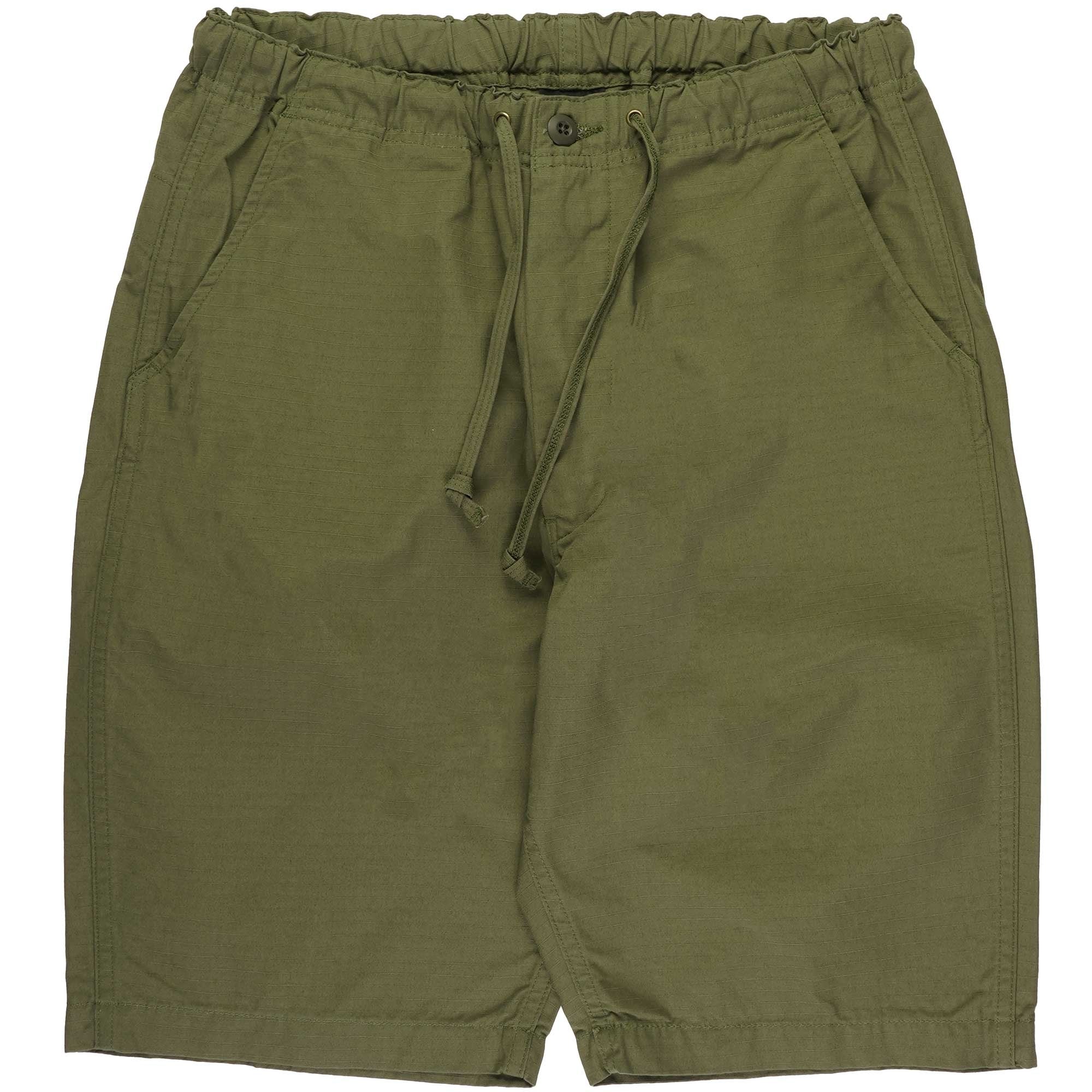 OrSlow New Yorker Shorts Cotton Poplin - Army Green
