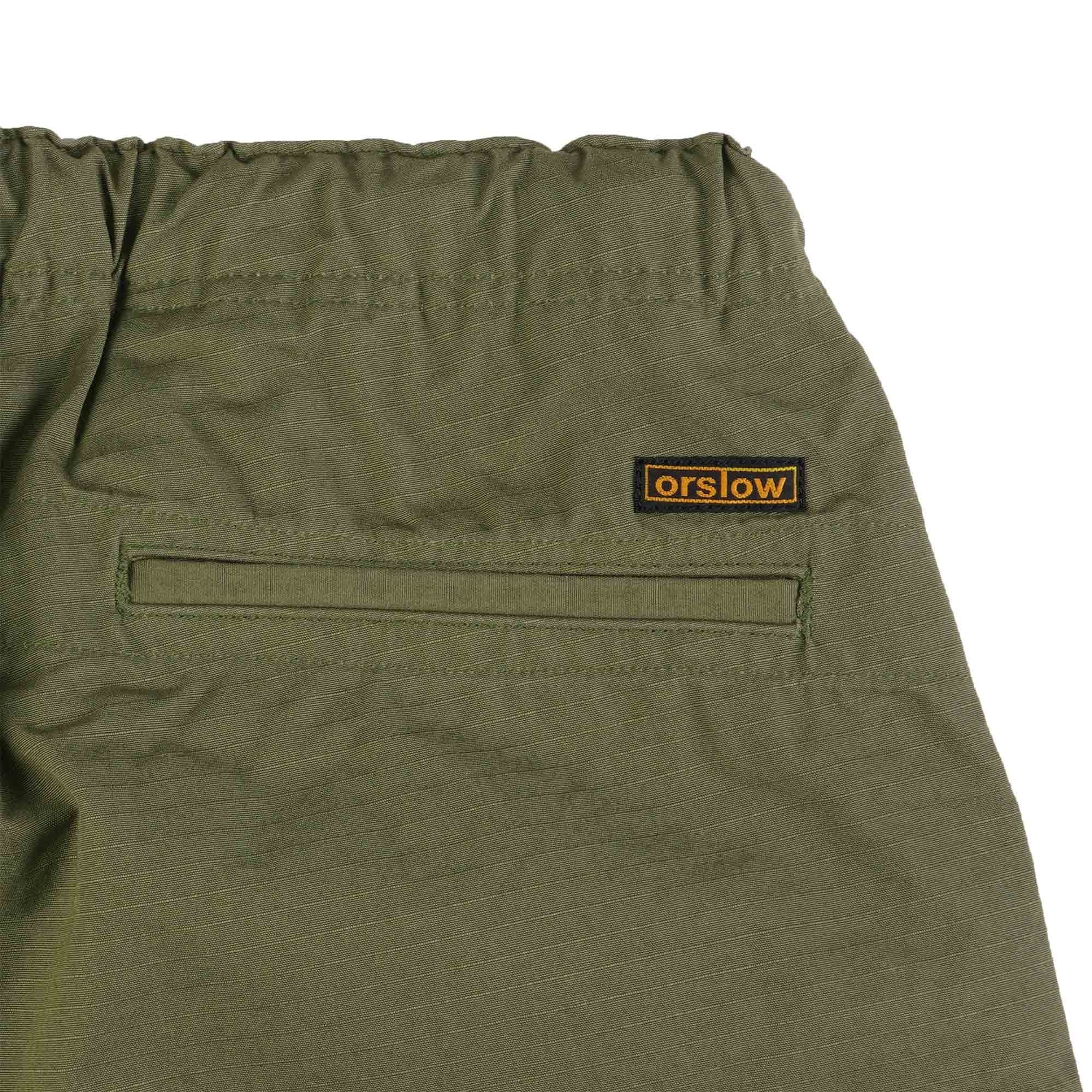OrSlow New Yorker Shorts Cotton Poplin - Army Green