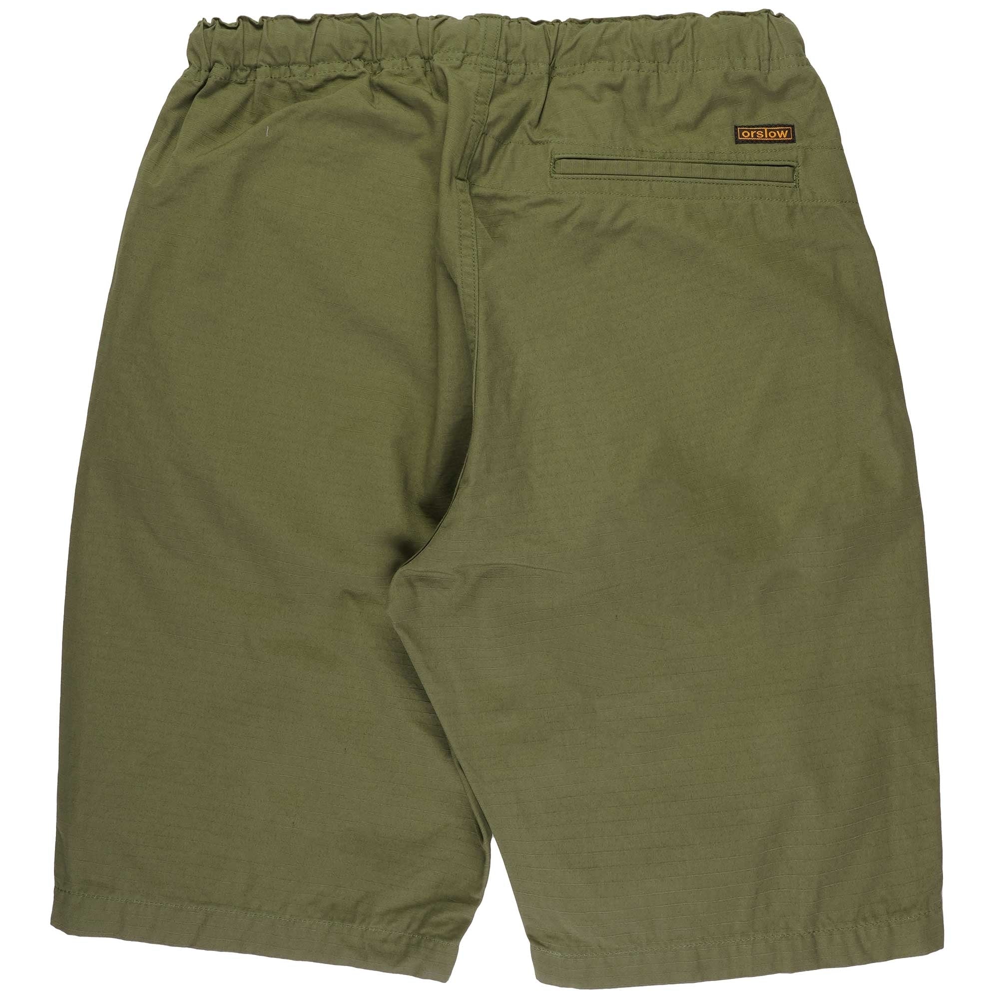 OrSlow New Yorker Shorts Cotton Poplin - Army Green