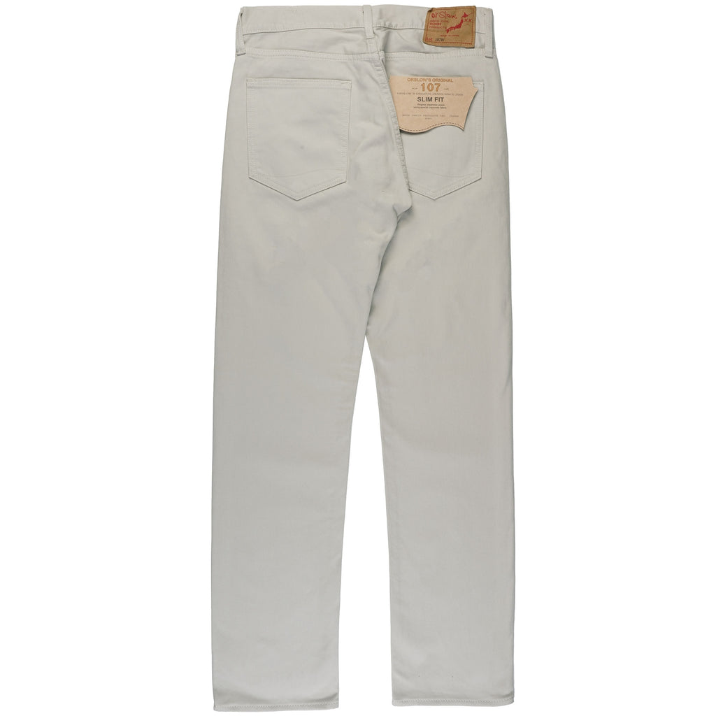 OrSlow 107 Cotton Pique Pants - Ivory