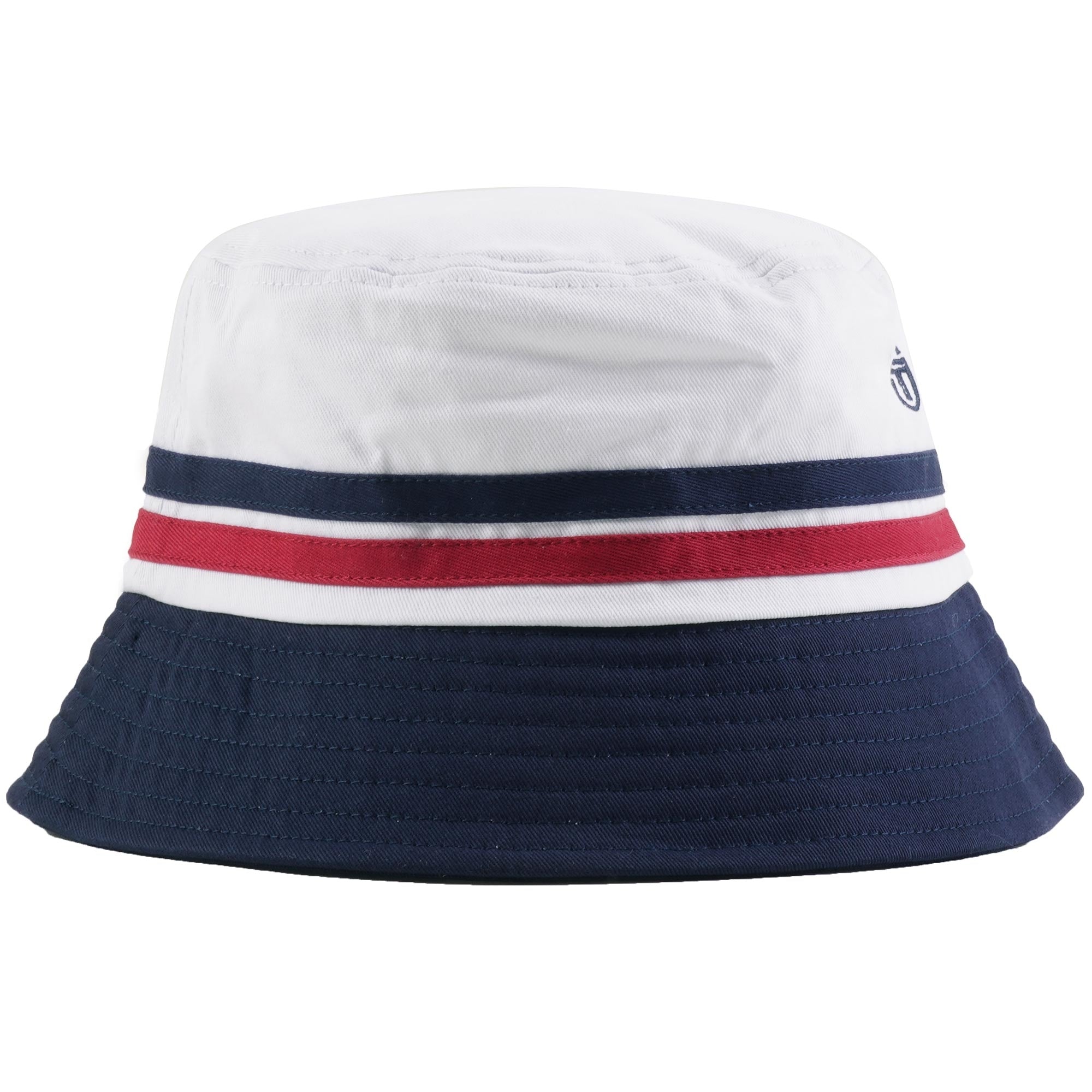 Sergio Tacchini Stonewoods Bucket Hat - White and Blue