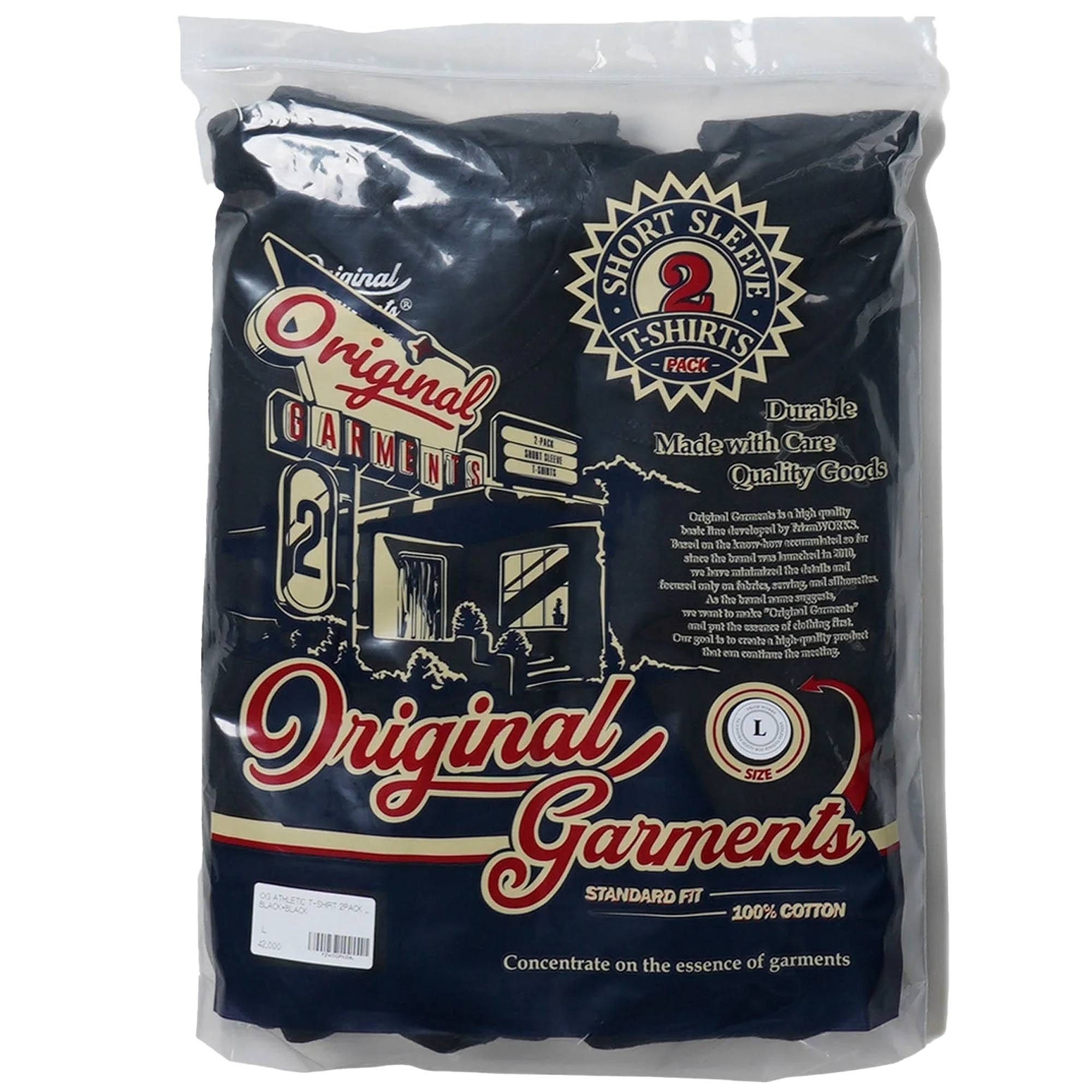 2 Pack OG Athletic T-Shirts - Black