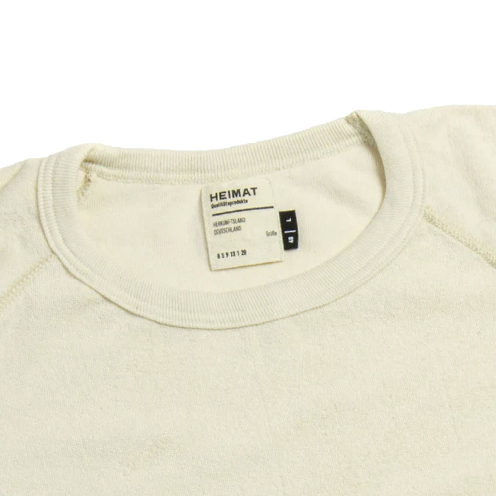 Heimat Raglan Terry Shirt - Seashell