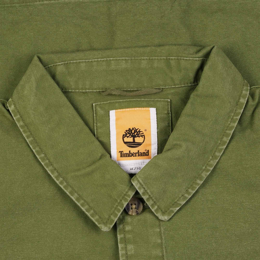 Washed Canvas Chore Jacket - Khaki