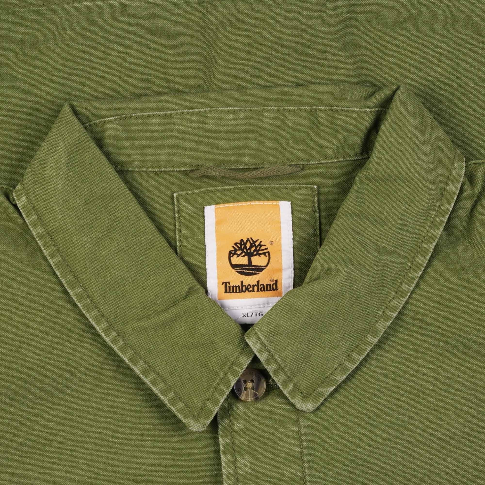Washed Canvas Chore Jacket - Khaki