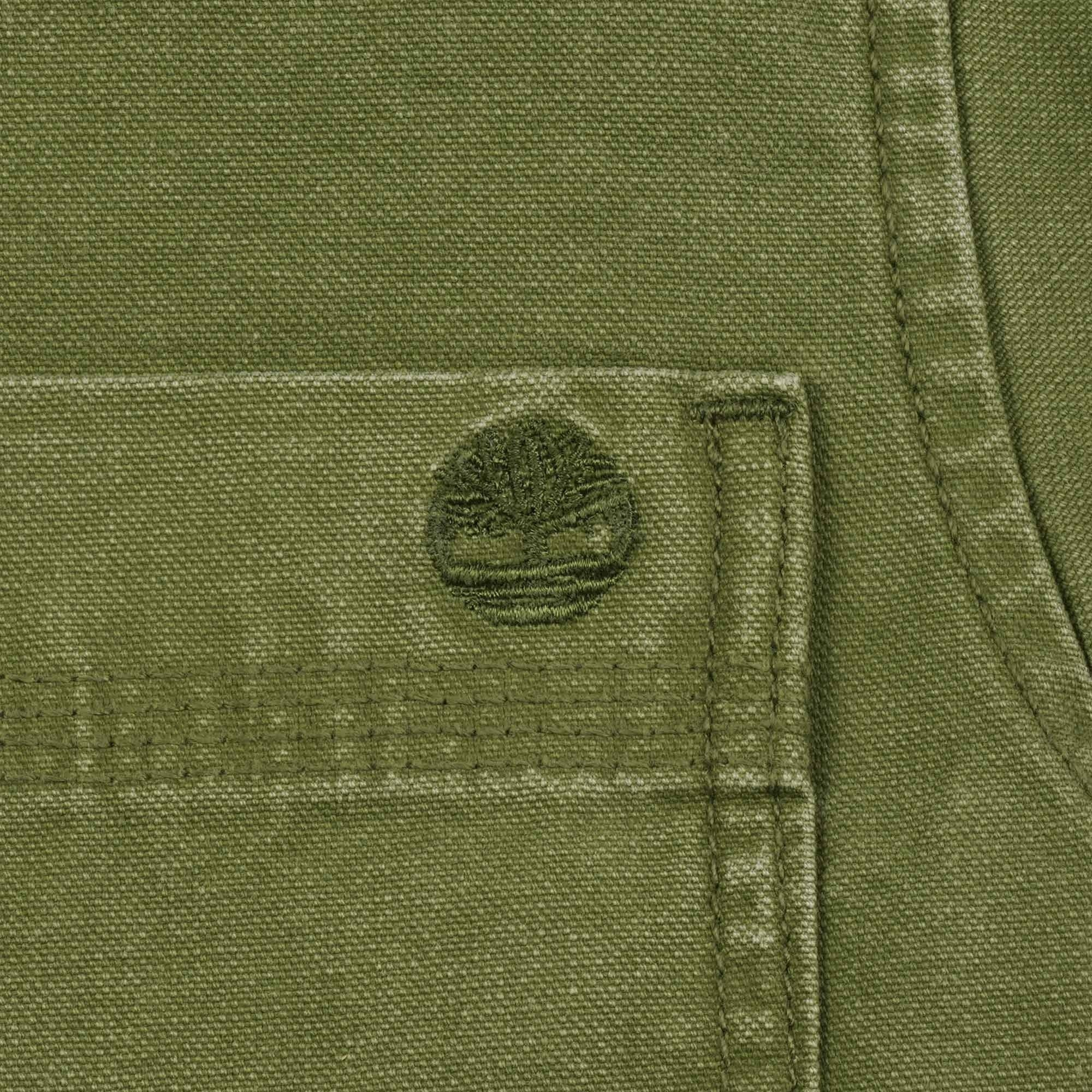 Washed Canvas Chore Jacket - Khaki