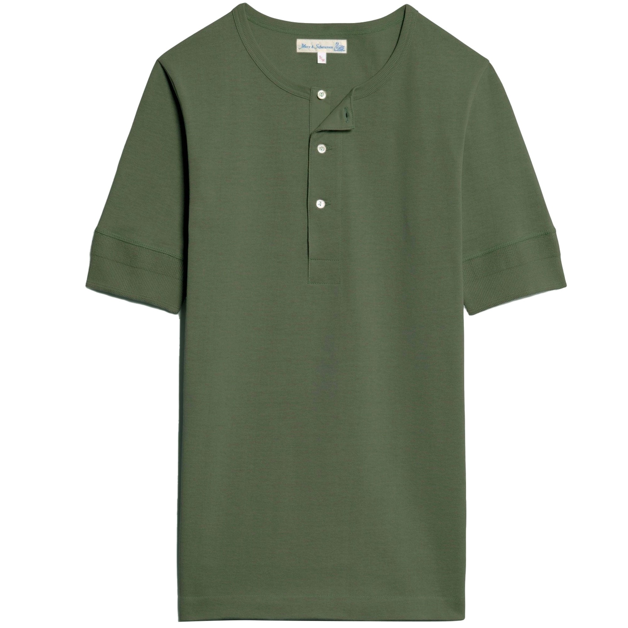 Henley T-Shirt - Army Green