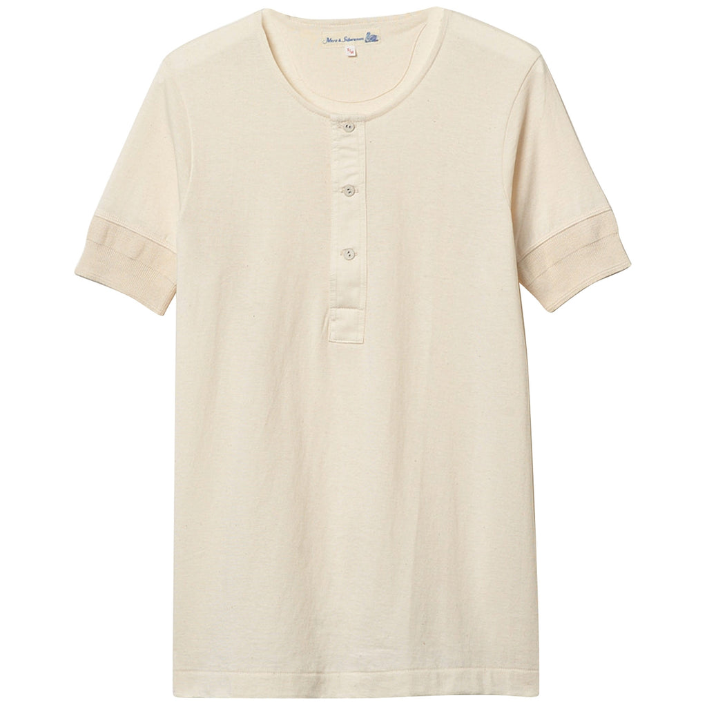 Button Facing T-Shirt - Nature