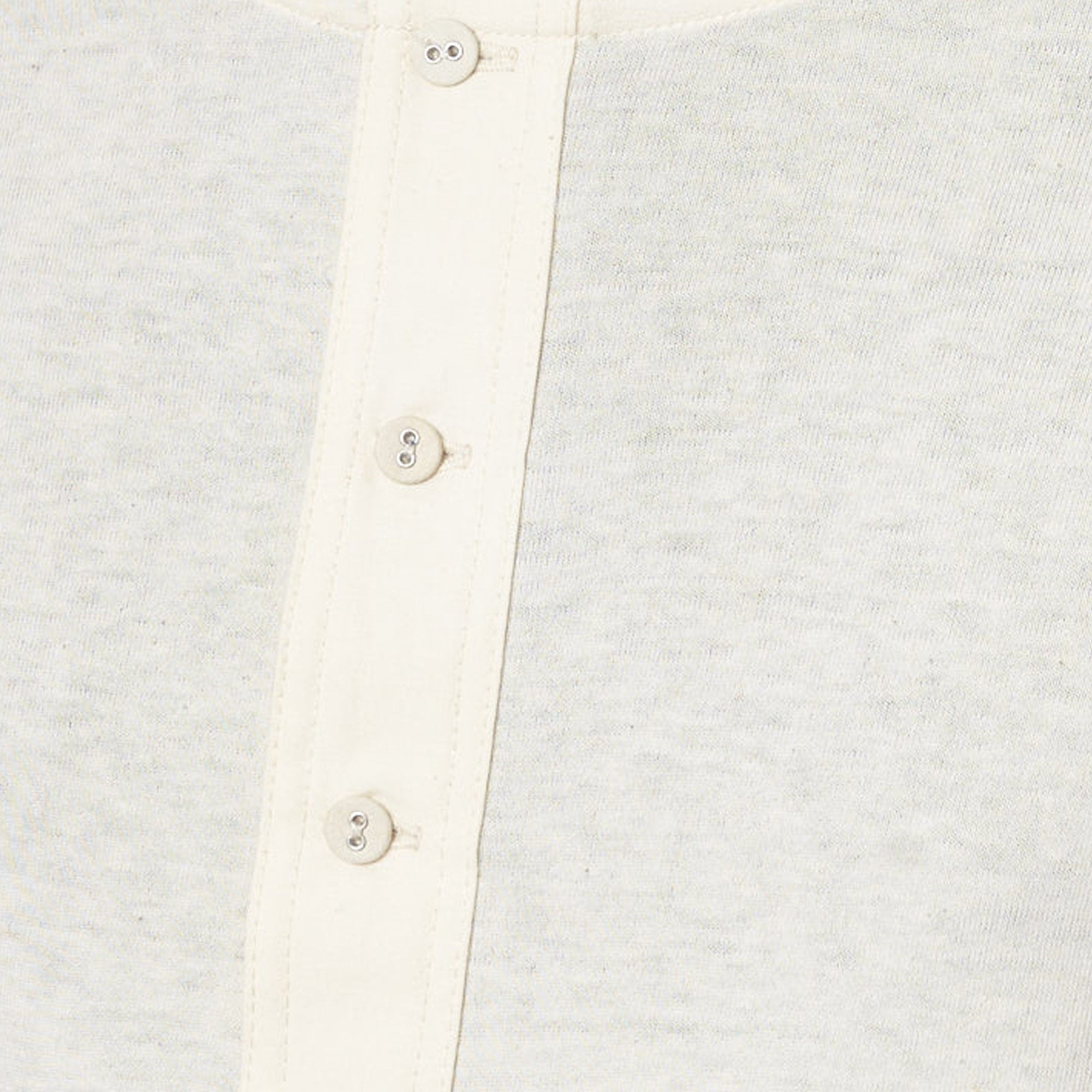 Button Facing T-Shirt - Nature