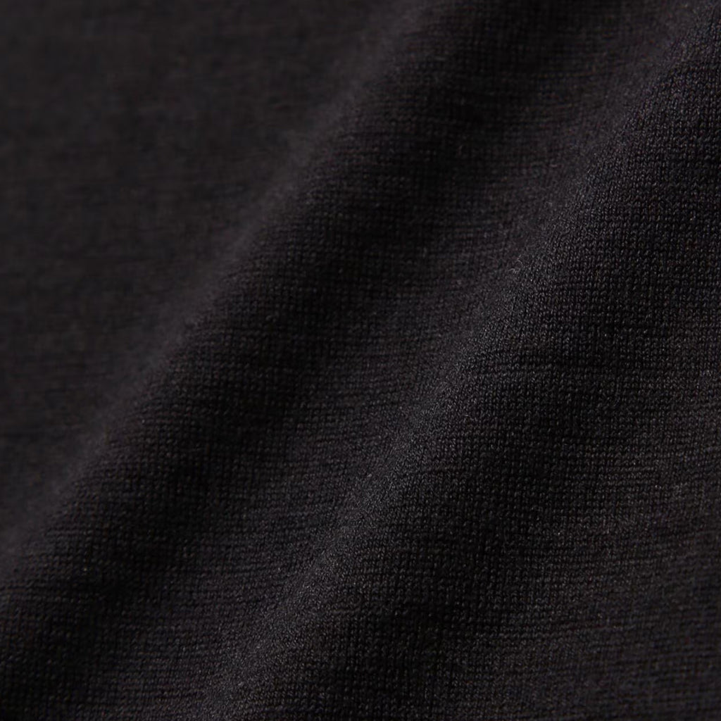 And Wander Merino Base Short Sleeve T-Shirt - Black