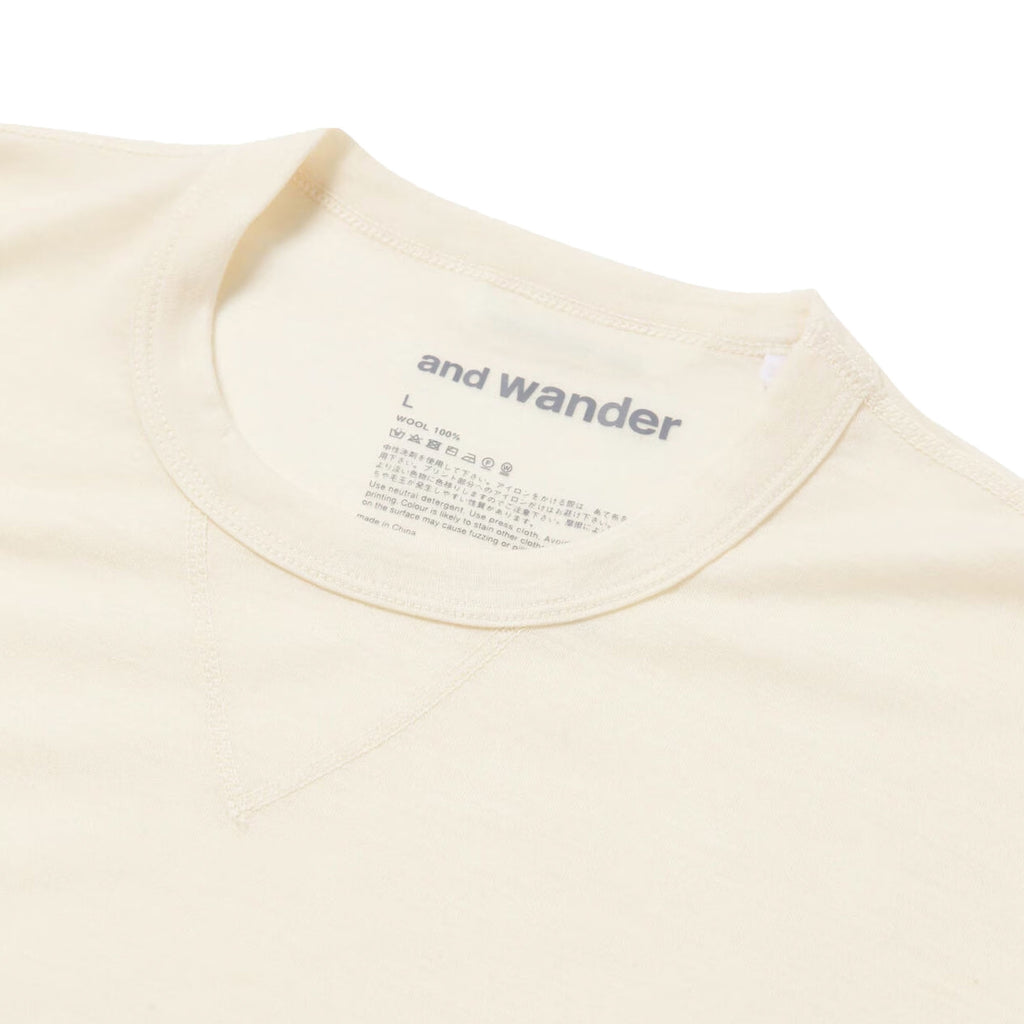 Merino Base Short Sleeve T-Shirt - Off White