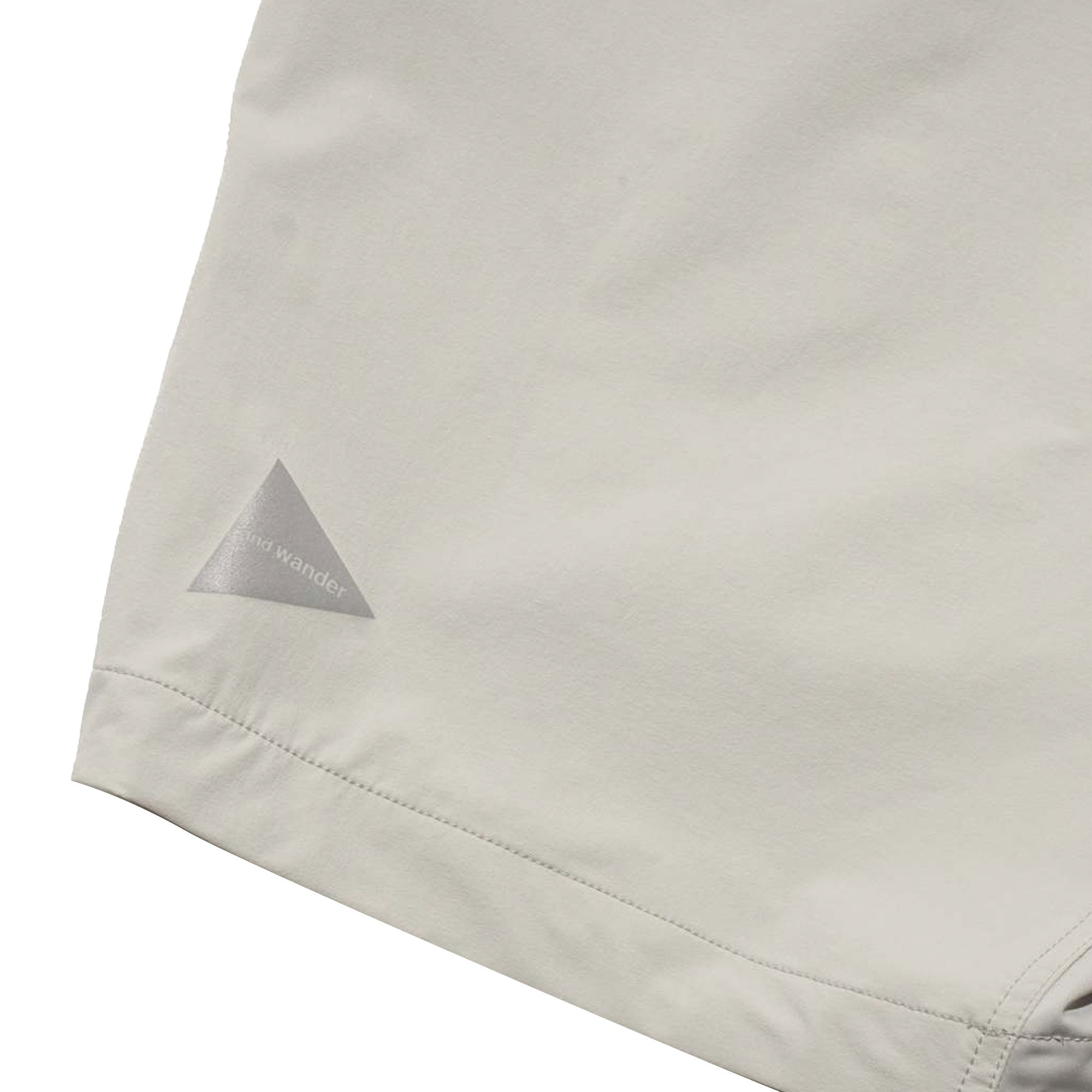 And Wander Trek Shorts - Light Grey