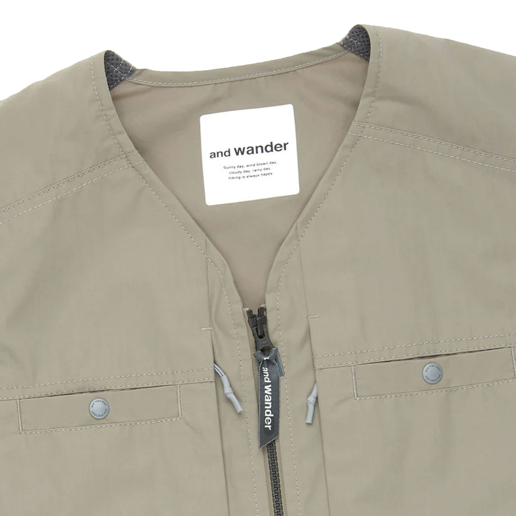 And Wander Aramid Vest - Light Beige