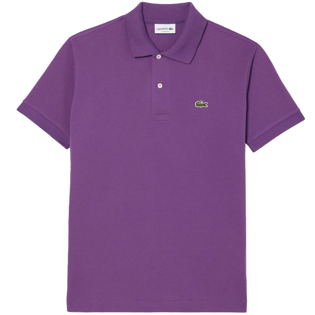 Lacoste Short Sleeve Polo Shirt - Violet