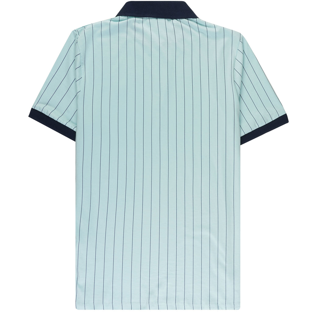 Fila Vintage BB1 Classic Vintage Striped Polo - Turquoise