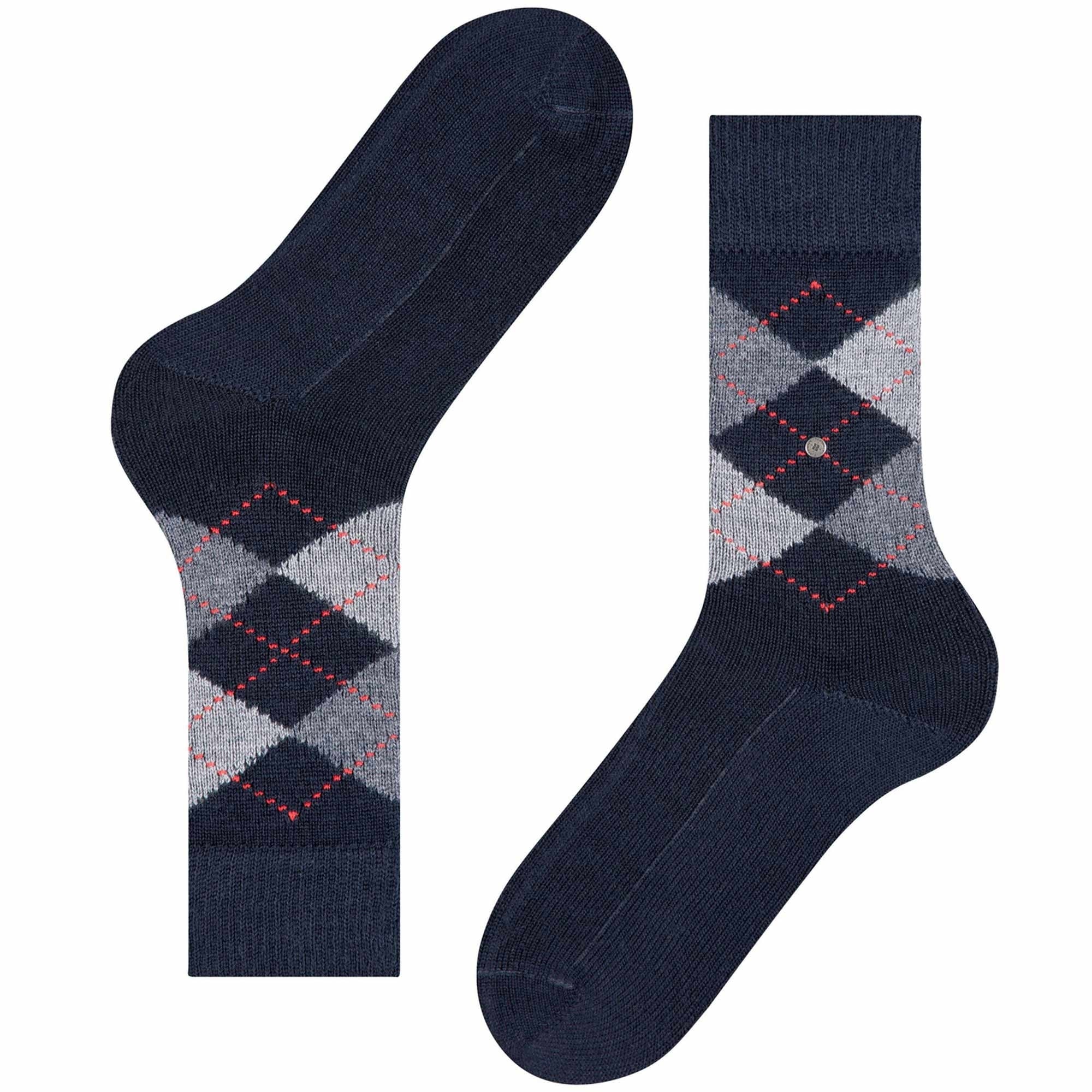 Preston Socks - Argyle Dark