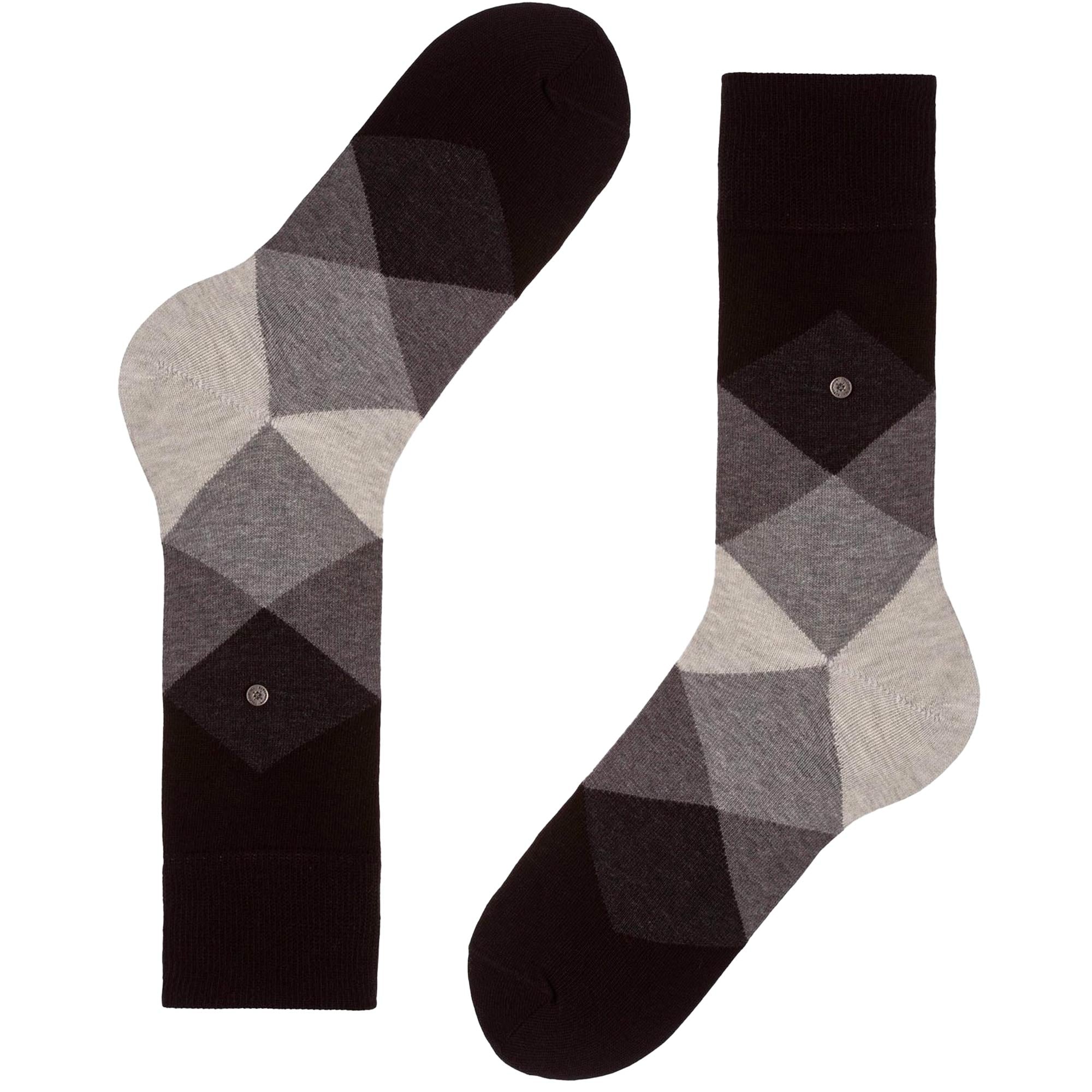 Clyde Socks - Black and Grey