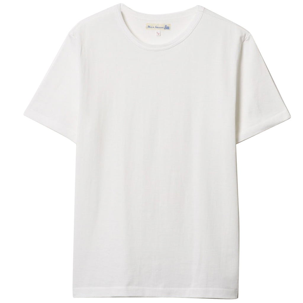 215 Loopwheeled T-Shirt - White 'The Bear'