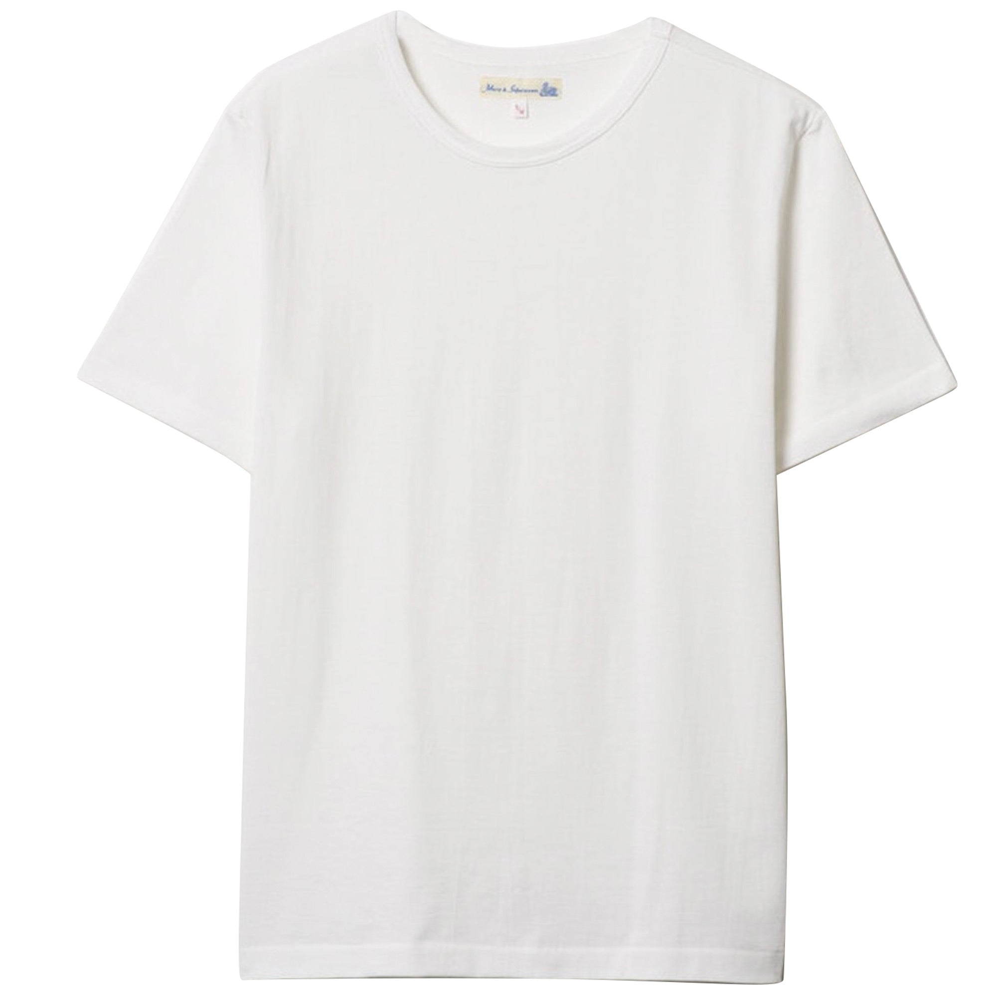 215 Loopwheeled T-Shirt - White 'The Bear'