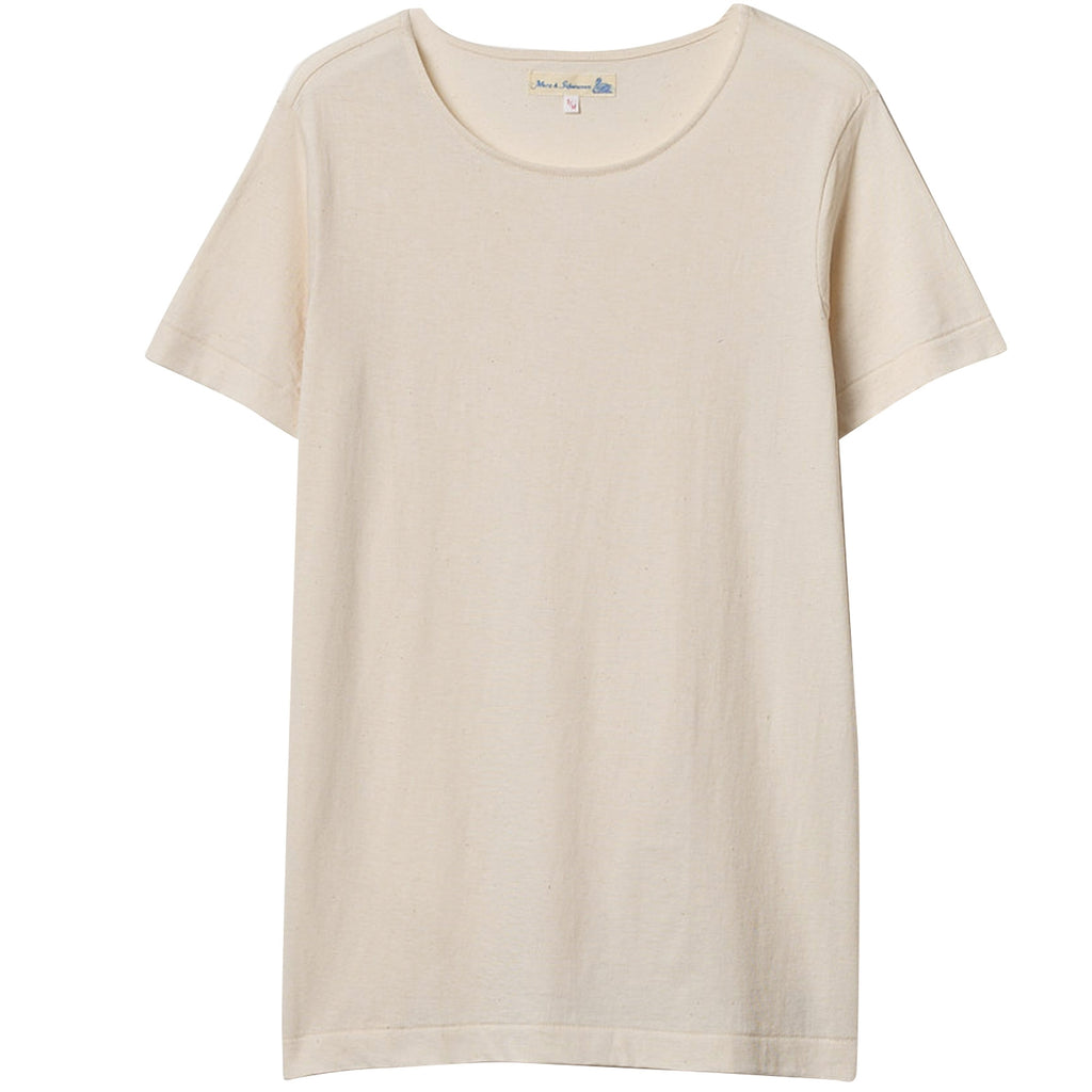 114 Loopwheeled T-Shirt - Natural