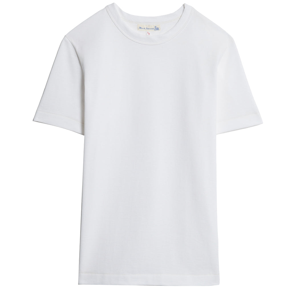 214 Loopwheeled T-Shirt - White