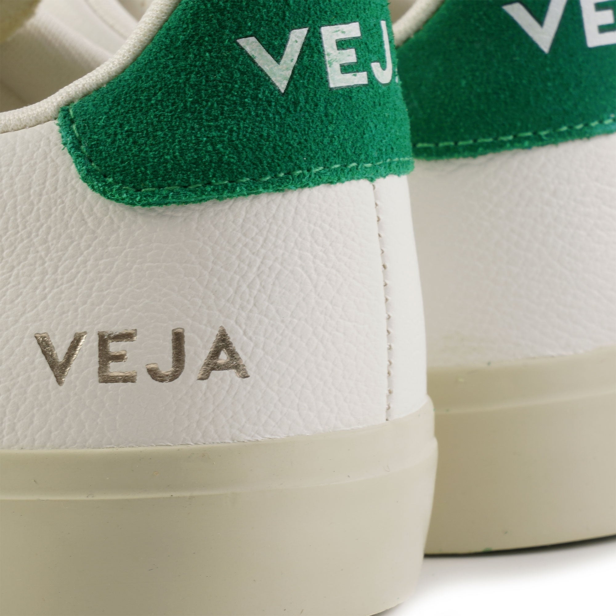 Veja Campo Chromefree Leather - White and Green