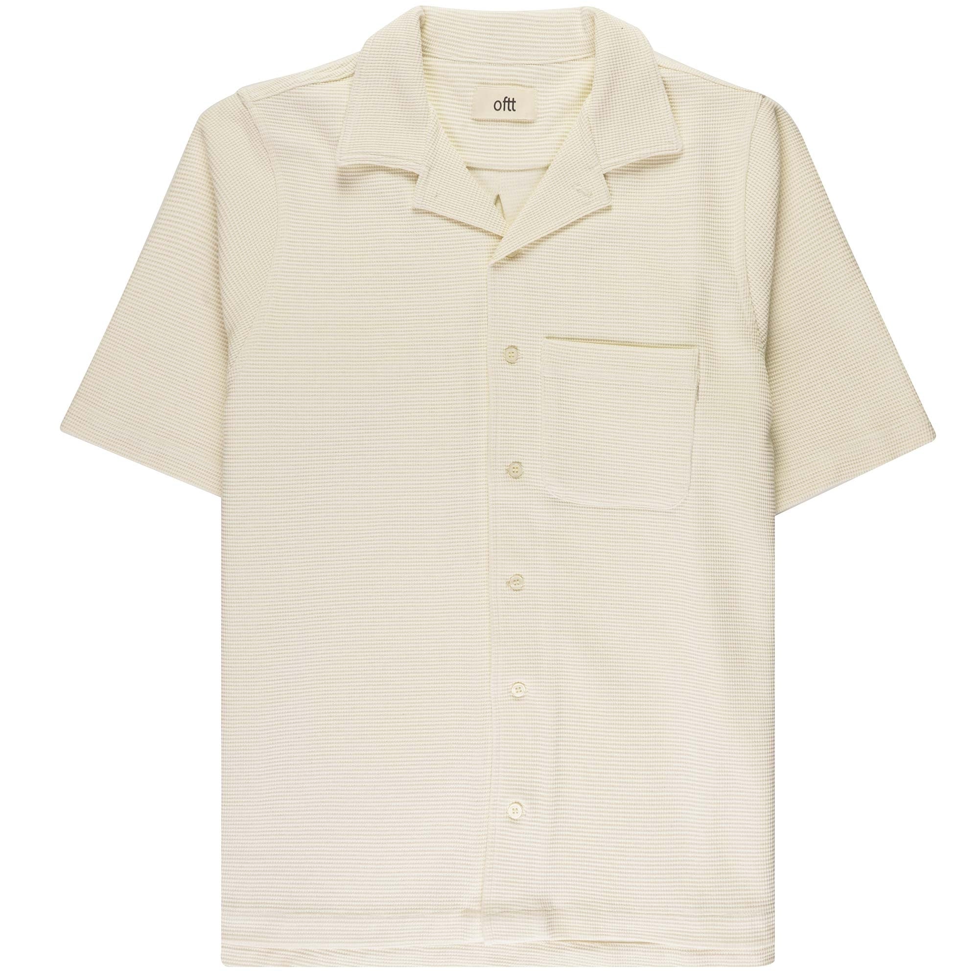 Oftt Waffle Shirt - Off White
