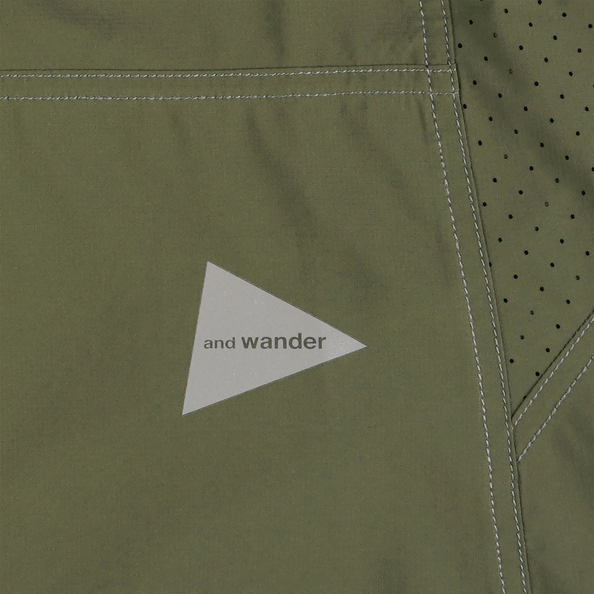 And Wander Ripstop Pullover Shirt - Khaki