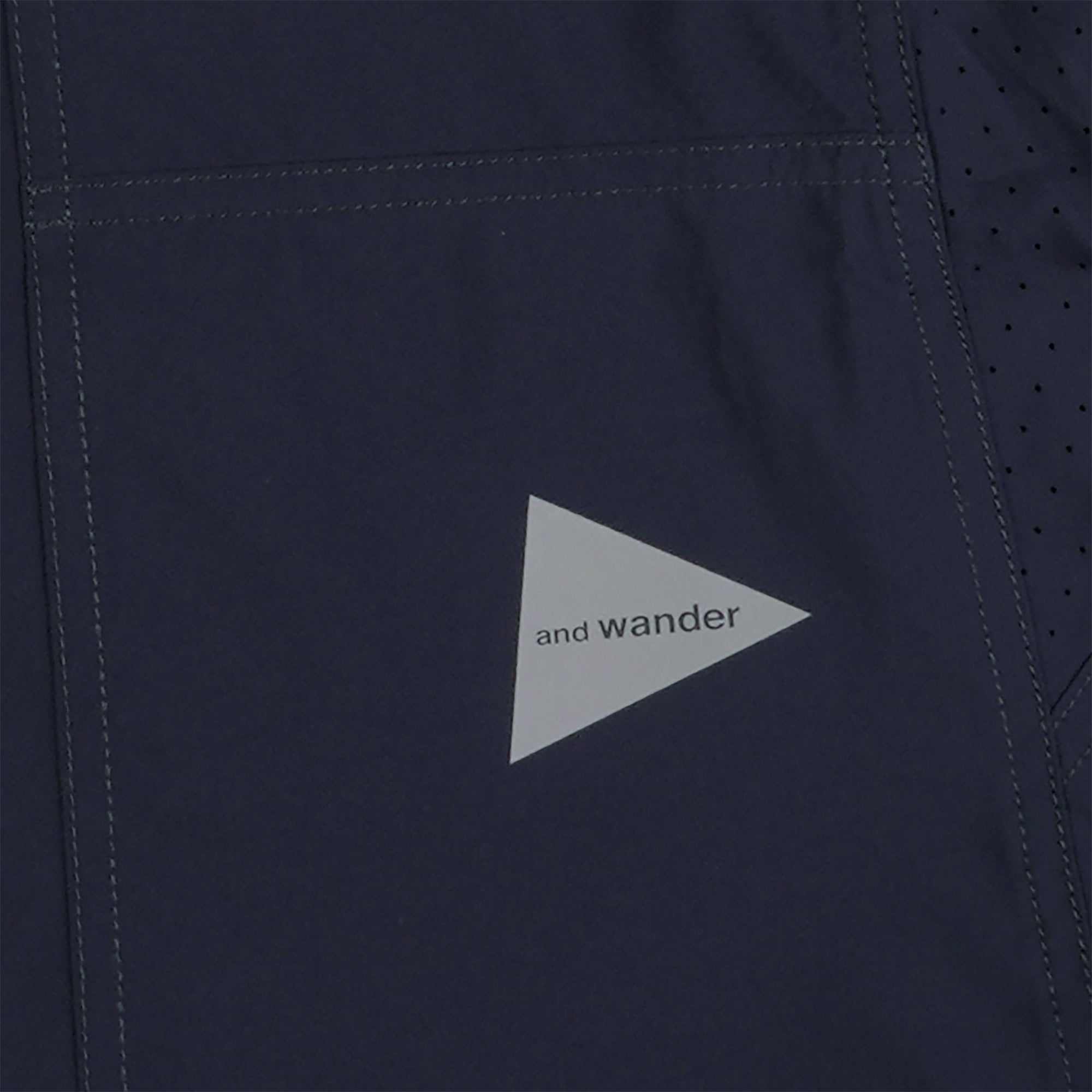 And Wander Ripstop Pullover Shirt - Dark Navy