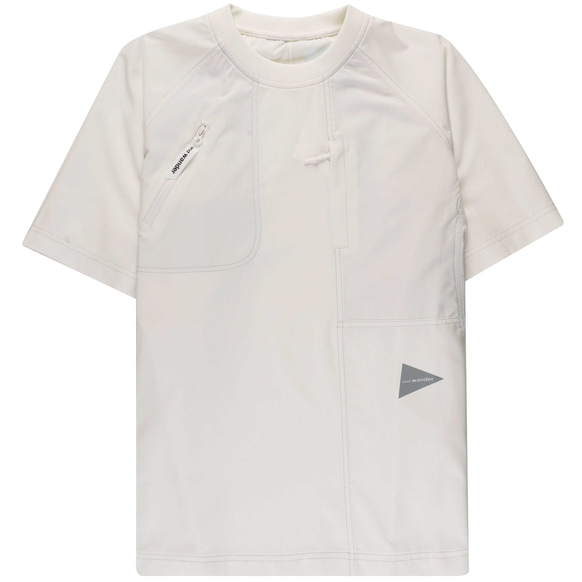 And Wander Ripstop Pullover Shirt - Off White